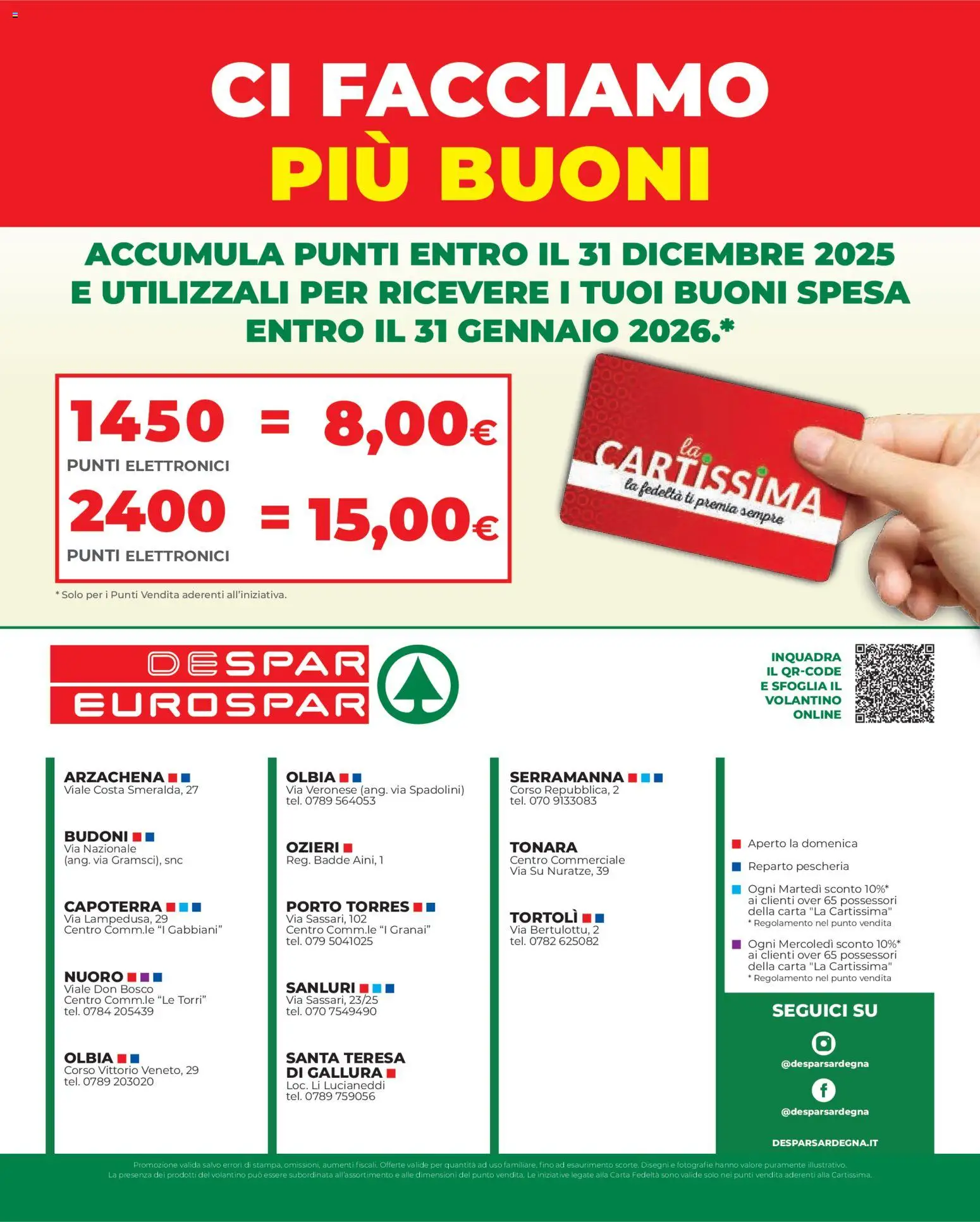 Volantino Eurospar del 27.12.2025 | Pagina: 20