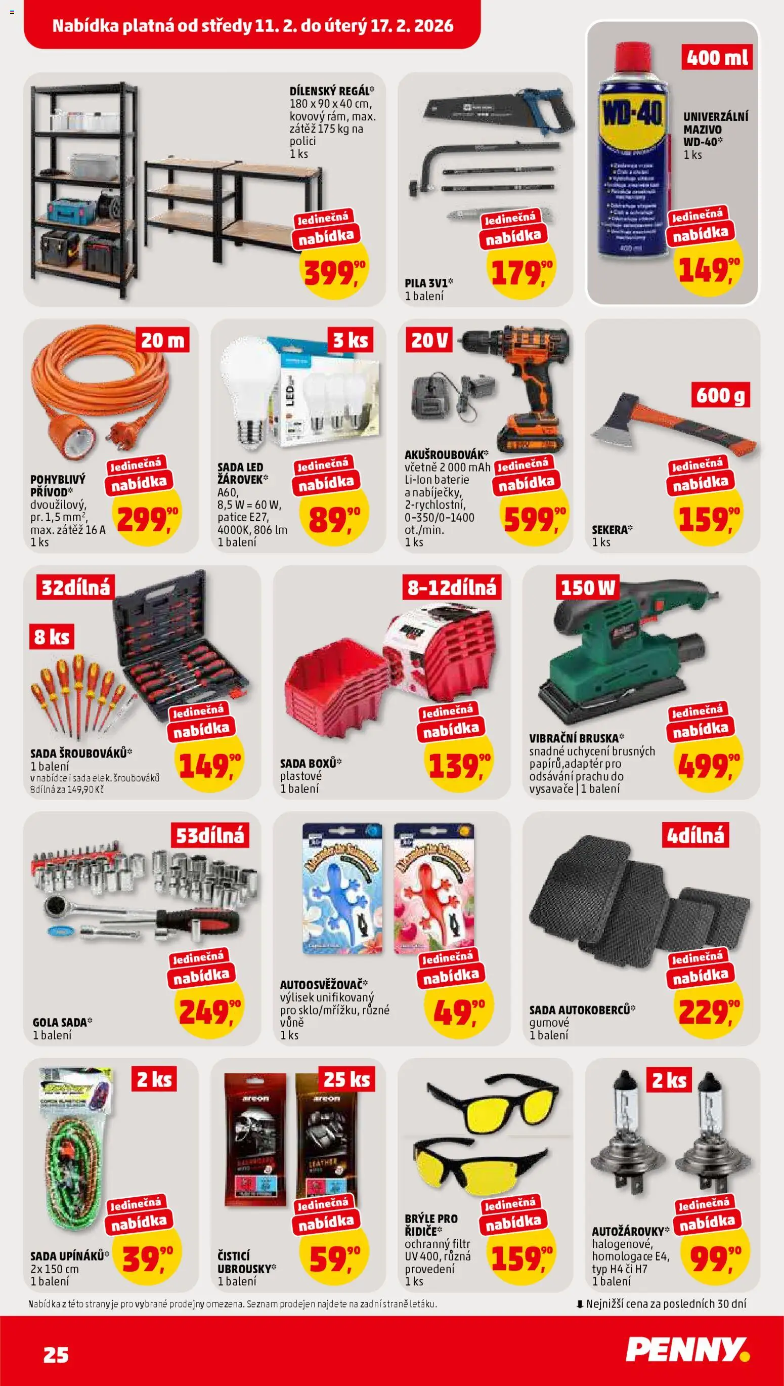 Penny Market leták - Čtvrtečník od 11.02.2026 | Strana: 25