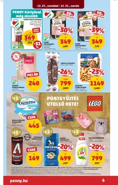 DELMA TÉGELYES MARGARIN, 3-féle 450 g, 989 Ft/kg - amely érvényes a következő dátumtól: 27.12.2025 | Oldal: 8