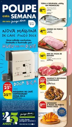 Pré-visualização TODA A DOURADA +600g EM PROMOÇÃO, Aquacultura de mar Costa mediterrânica válido de 21.10.2025 | Página: 4 | Produtos: Dourada, Máquina de café, Lombo, Café