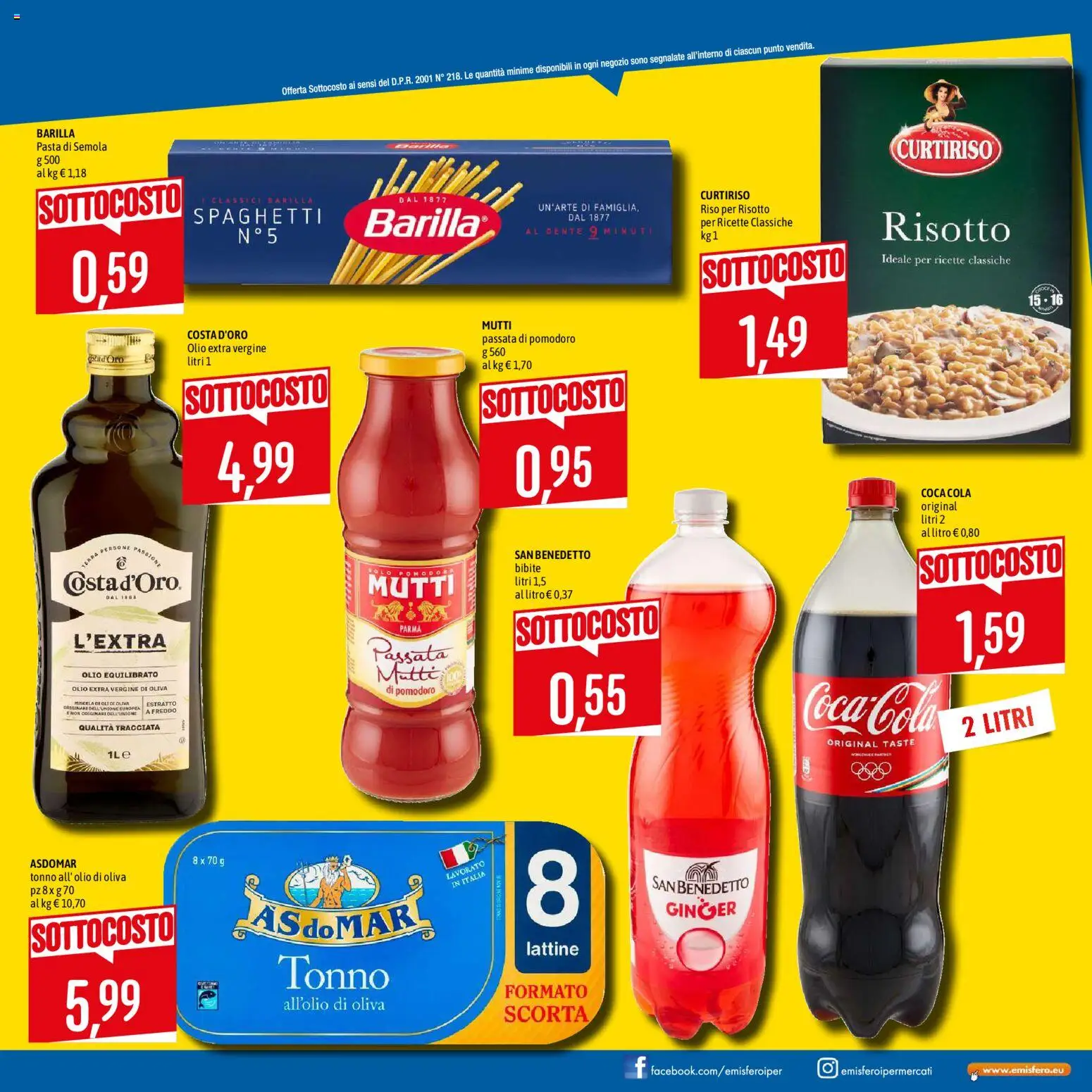 Volantino Emisfero del 26.02.2026 | Pagina: 7 | Prodotti: Olio, Passata di pomodoro, Tonno, Olio extra vergine