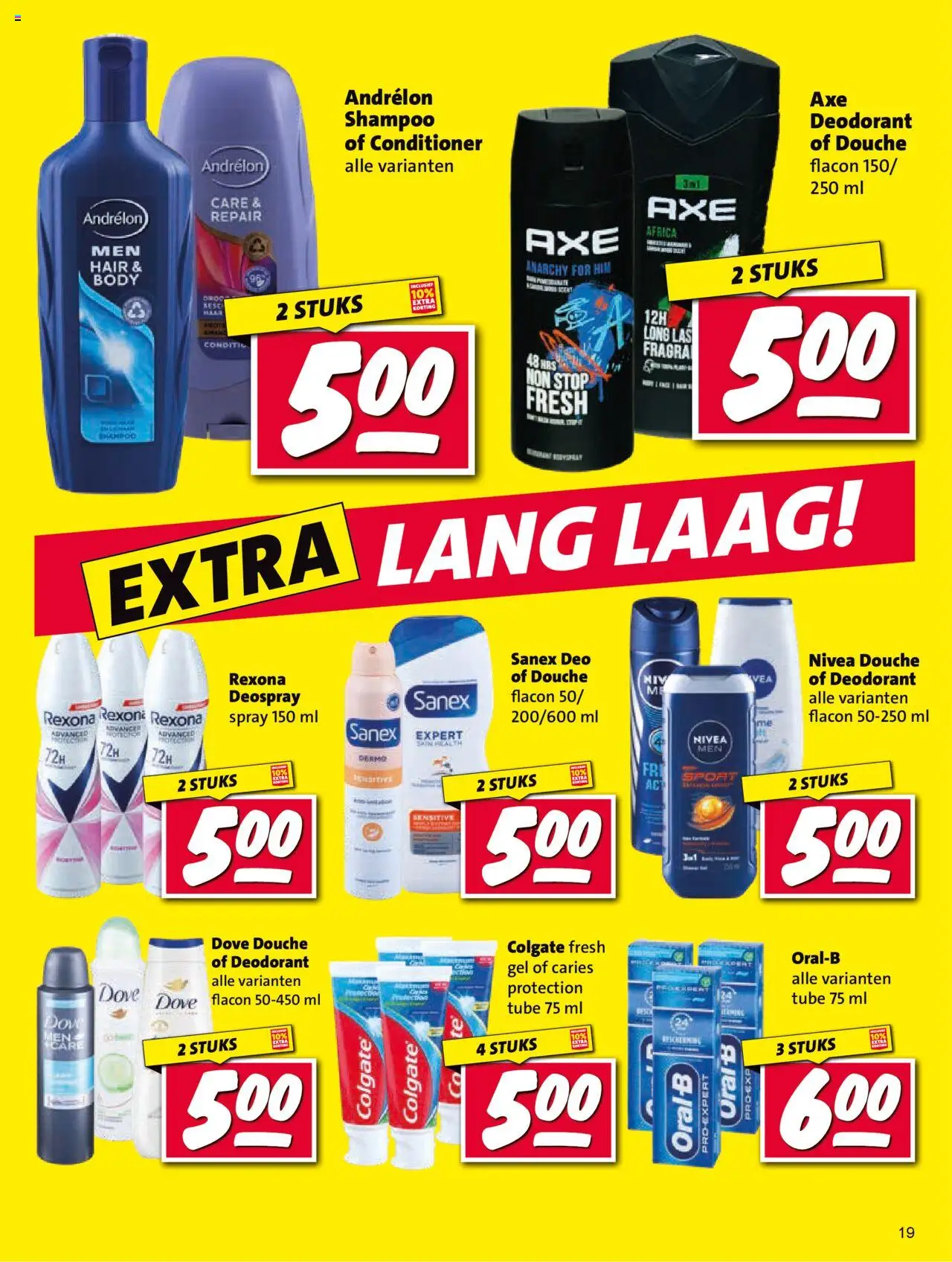 {H1} | Pagina: 19 | Producten: Deodorant, Gel, Shampoo, Conditioner