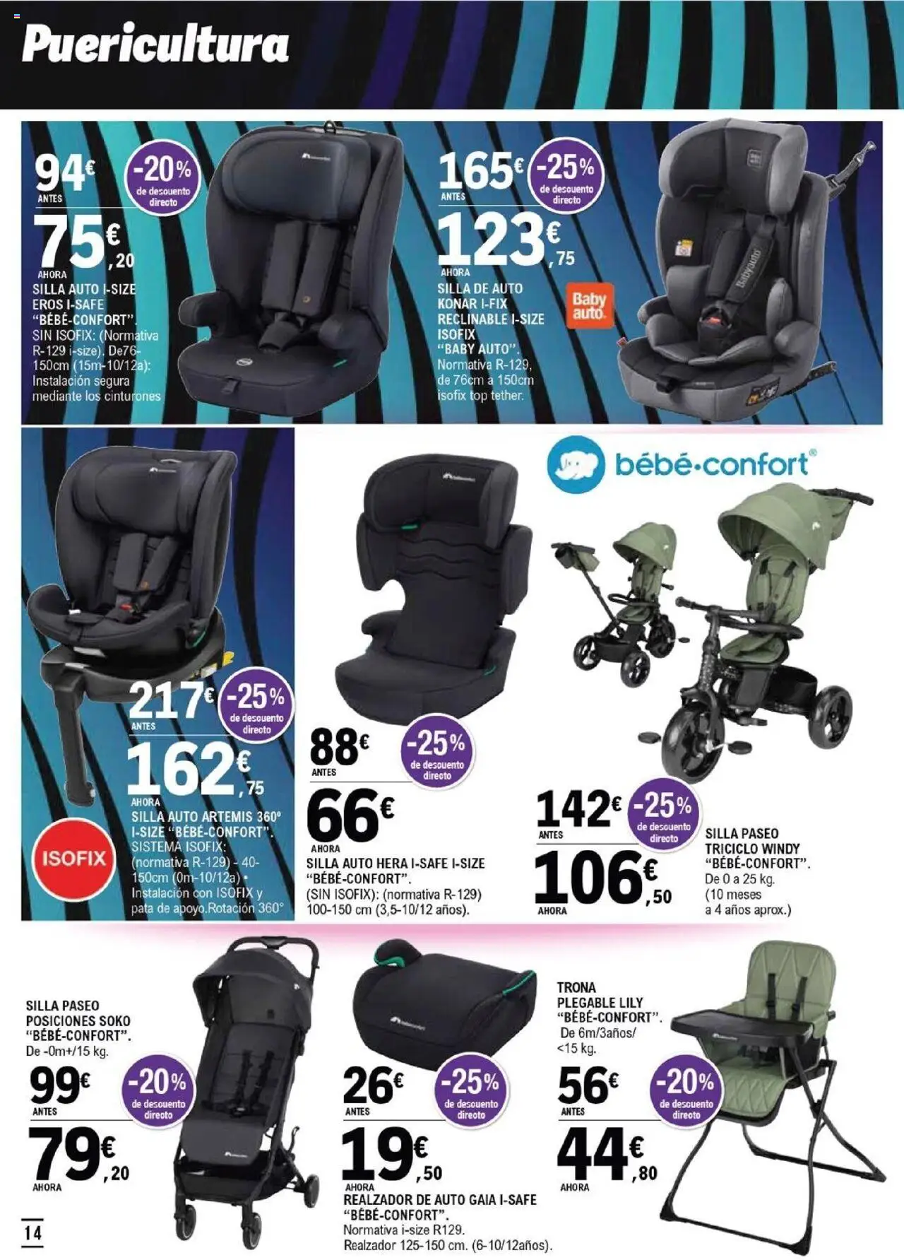 E.Leclerc folleto │ válido desde el 10.09.2025 | Página: 14 | Productos: Silla