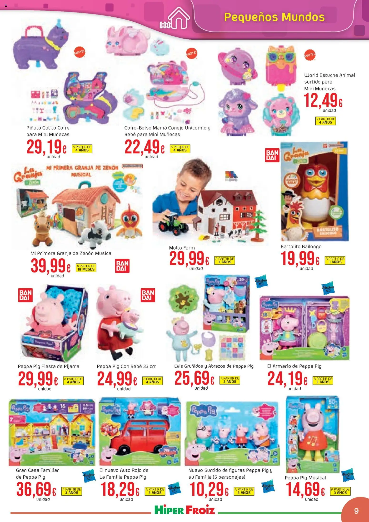 Froiz - Catálogo Juguetes │ válido desde el 21.11.2025 | Página: 9 | Productos: Pijama, Armario