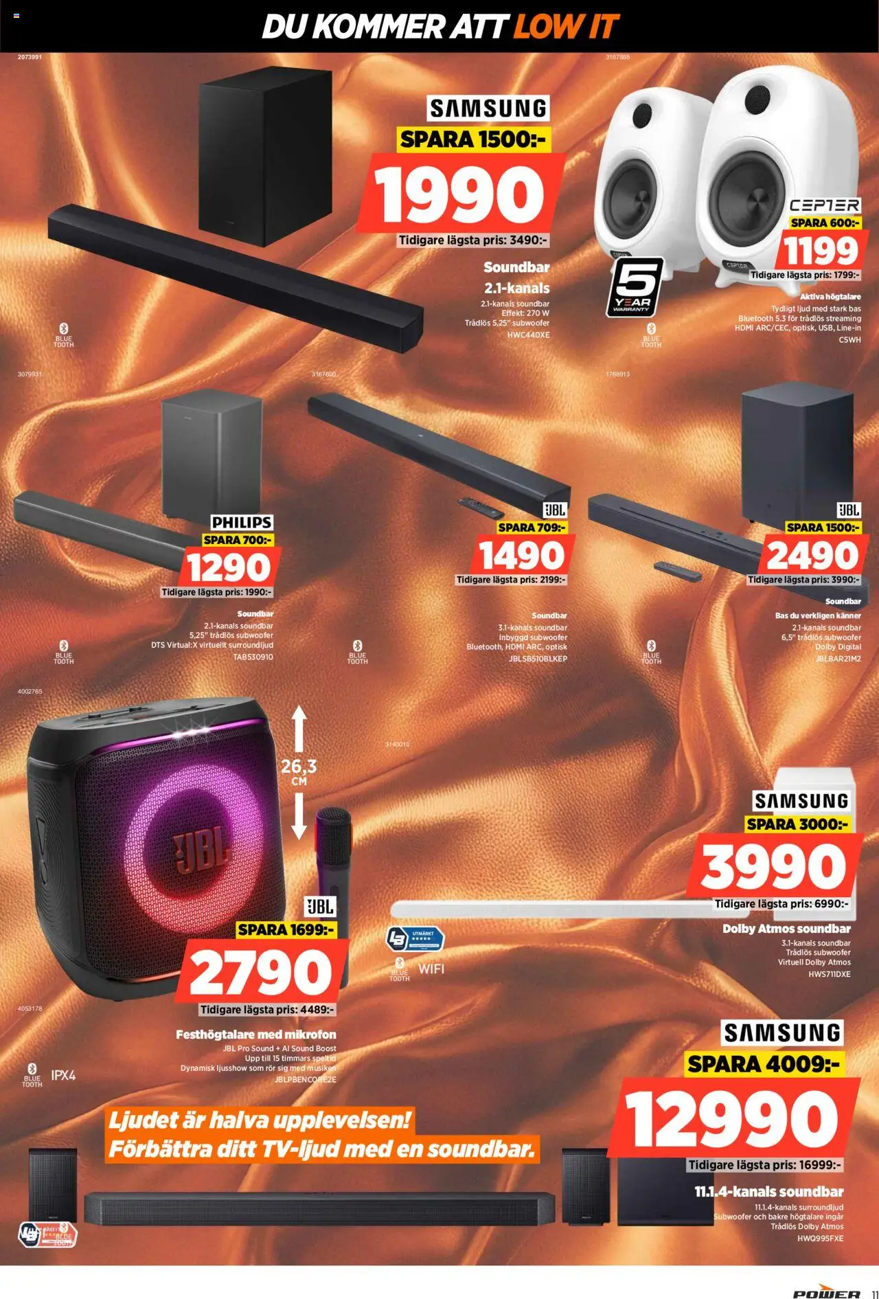 Power reklamblad aktuell från 22.09.2025 | Sida: 11 | Produkter: Mikrofon, Högtalare, Wifi