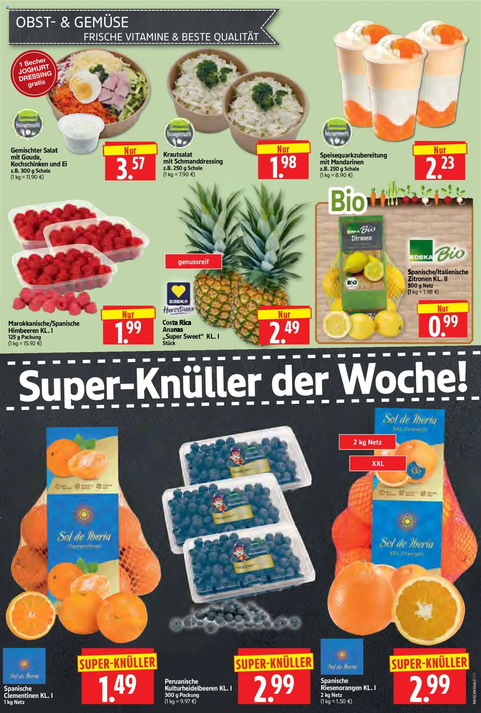 HERKULES Prospekt 	 – gültig ab 22.12.2025 | Seite: 7 | Produkte: Dressing, Mandarinen, Salat, Zitronen