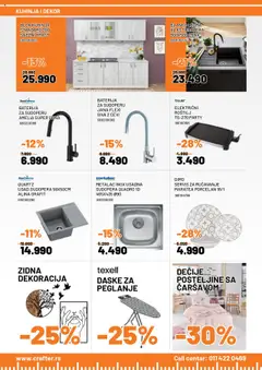 Crafter katalog - pregled Crafter kataloga - važi od 02.10.2025 | Strana: 4 | Proizvode: Kuhinja, Baterija, Baterija za sudoperu, Roštilj