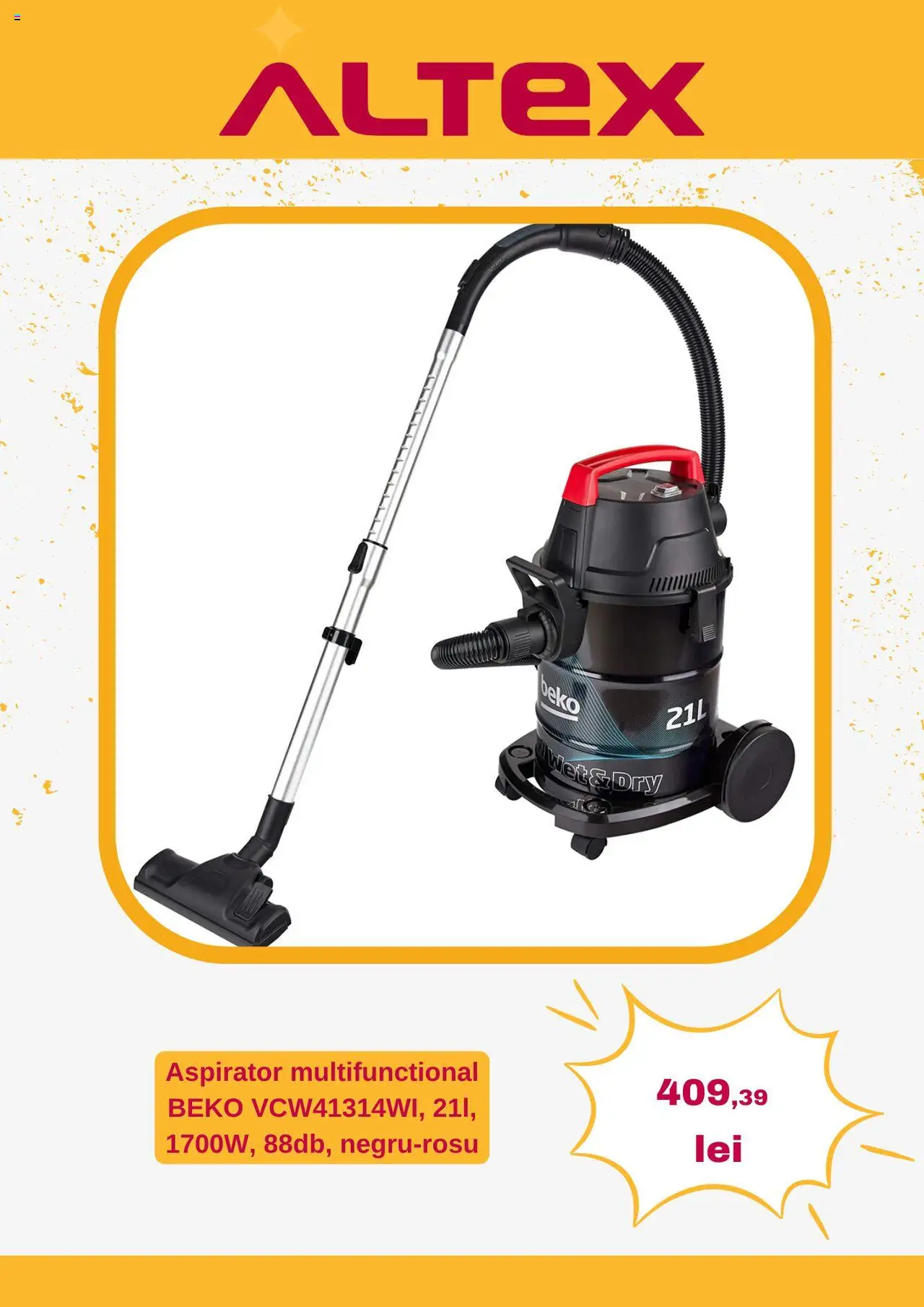 Noul catalog Altex – valabil de la 16.10.2025 | Pagină: 7 | Produse: Aspirator