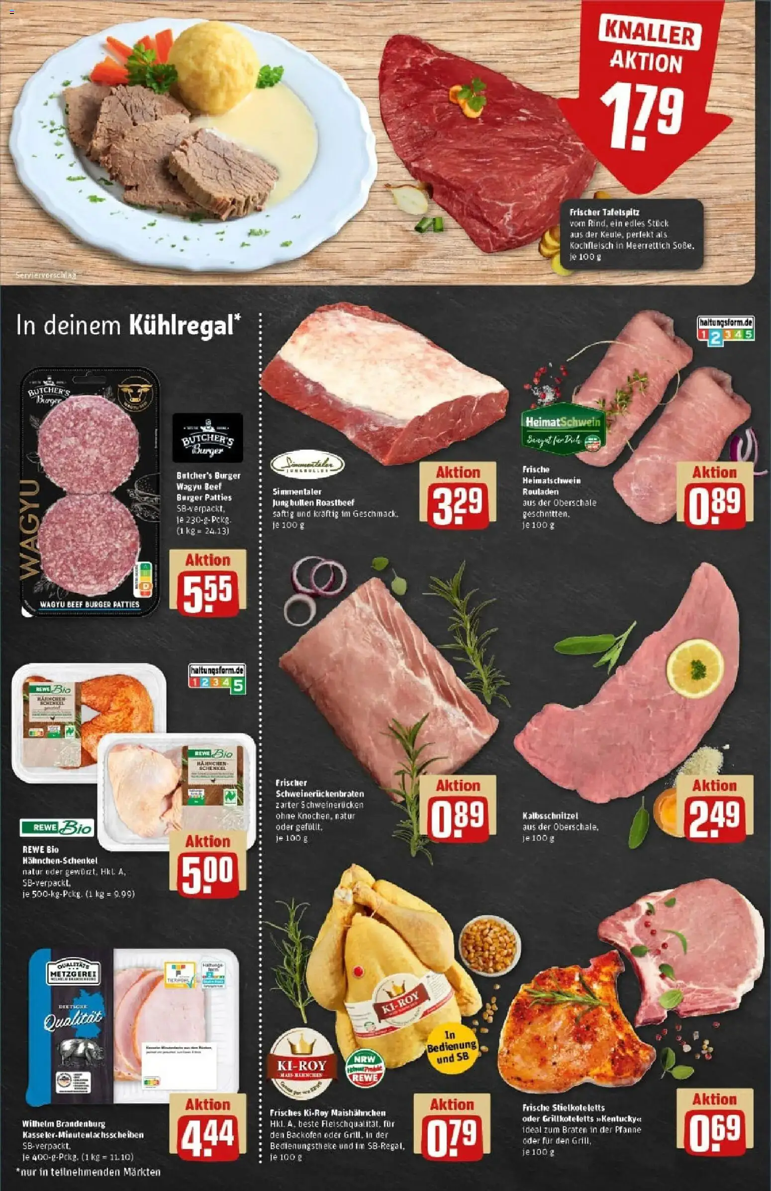 Rewe prospekt Bergkamen	 – gültig ab 07.12.2025 | Seite: 6 | Produkte: Burger, Roastbeef, Backofen, Schweinerucken