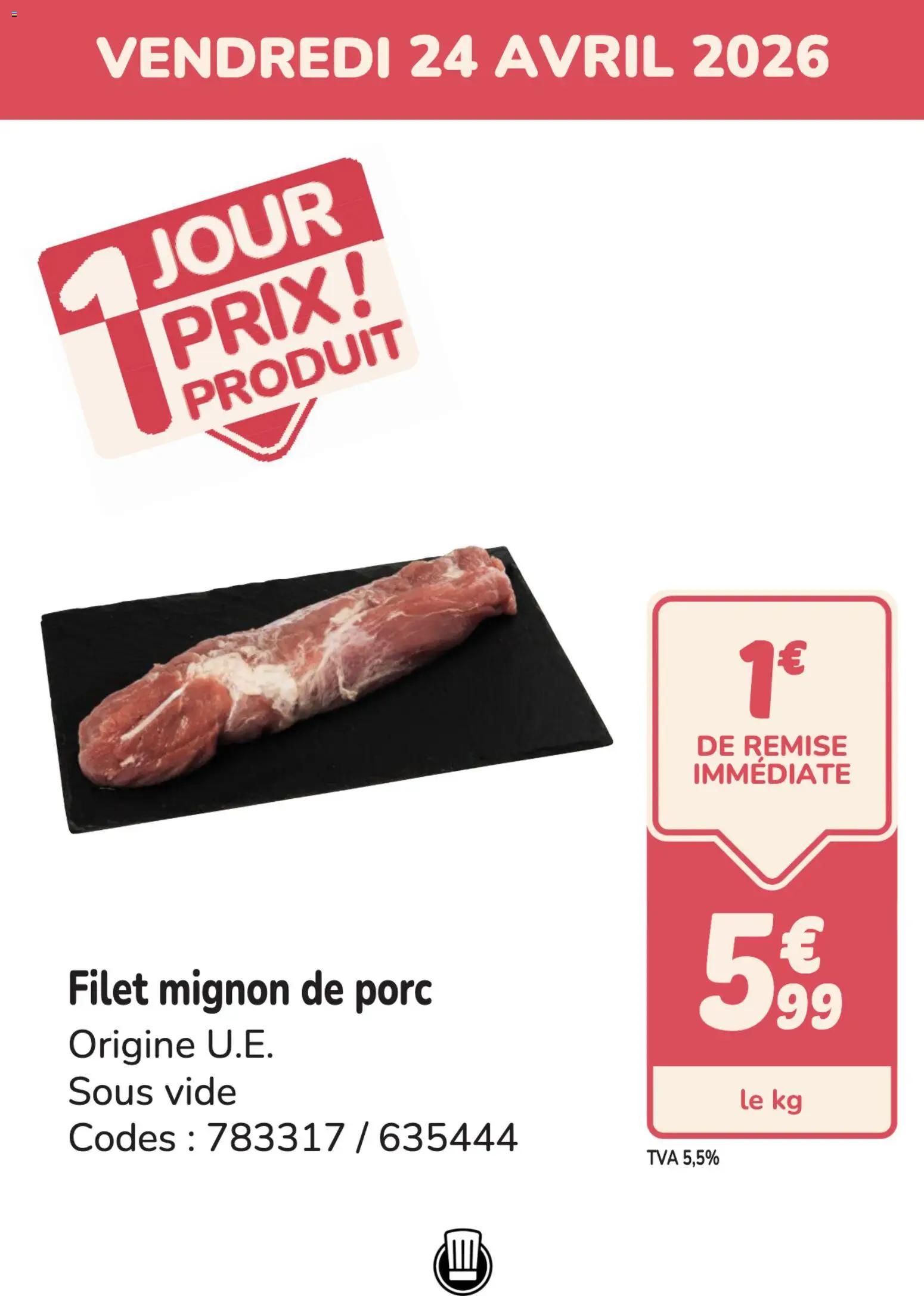 {H1} | Page: 1 | Produits: Filet mignon, Porc