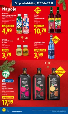 Pogląd oferty "Cisowianka Perlage Woda mineralna, Woda mineralna, 700 ml" - ważna od 22.12.2025 | Strona: 52