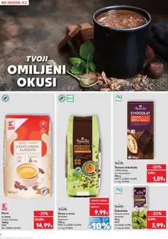 Tamna čokolada s 85% kakaa ili s karamelom, 100 g - Pregled kataloga iz trgovine Kaufland, vrijedi od 04.02.2026 | Stranica: 8