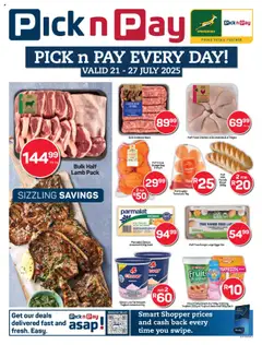 Preview of Pick n Pay specials valid from 21.07.2025