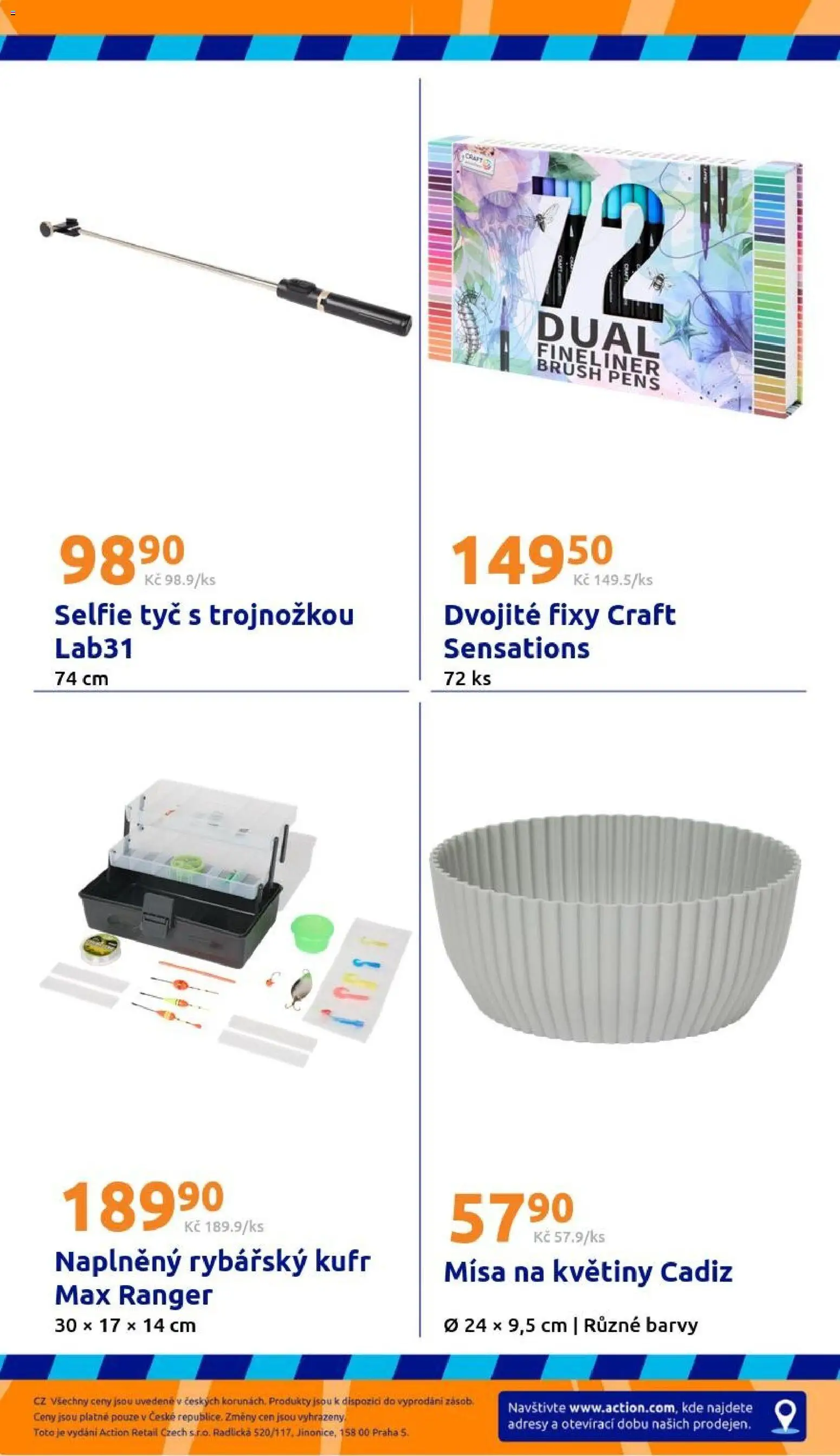 Action leták od 29.04.2026 | Strana: 30 | Produkty: Kufr, Fixy, Květiny, Barvy