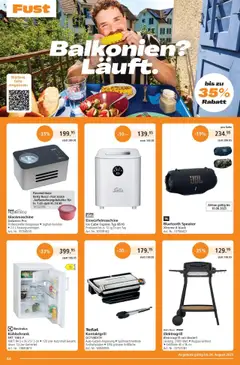 Fust Aktionen ab 28.07.2025 | Seite: 44 | Produkte: Glace, Eis, Kühlschrank