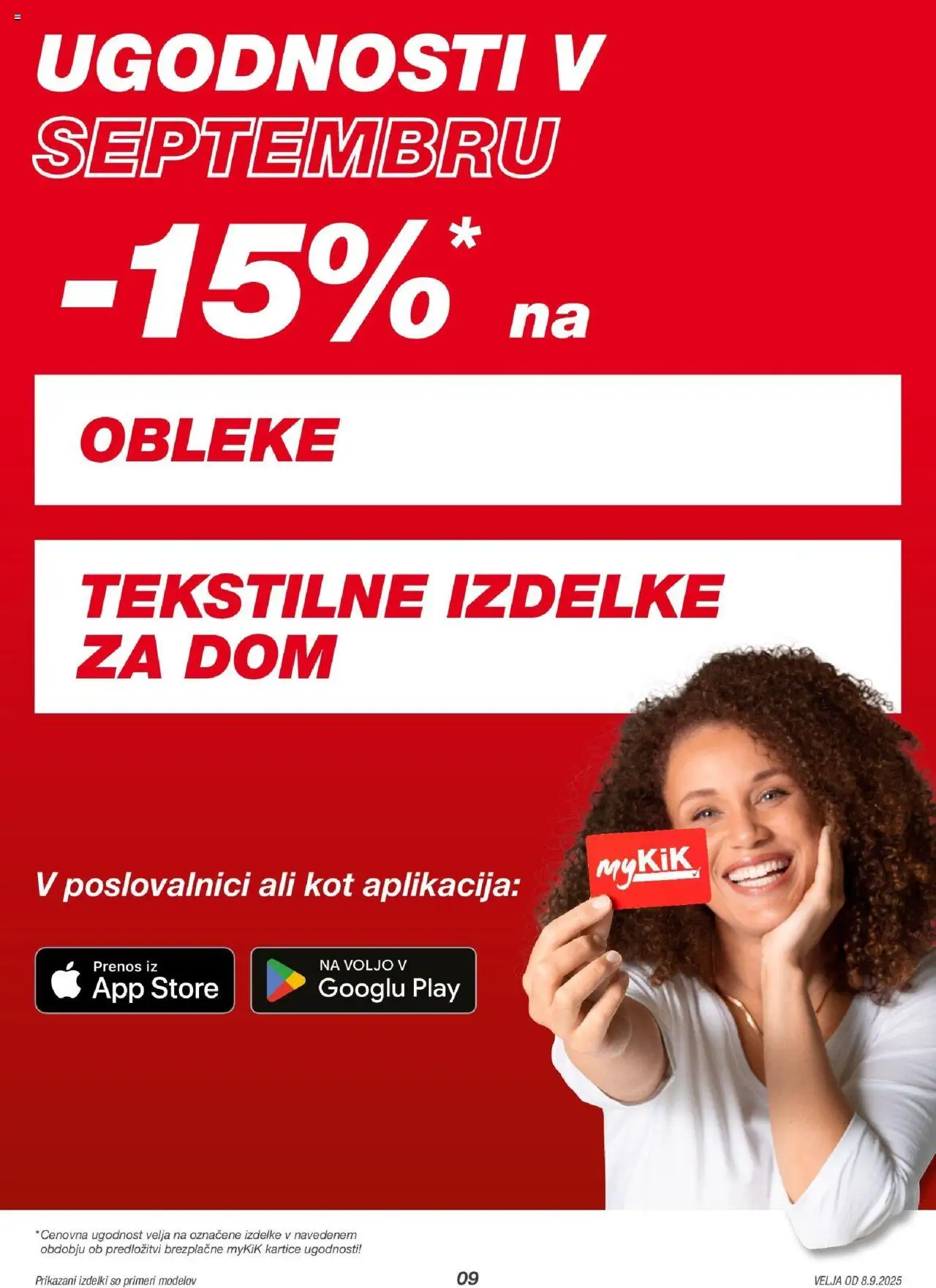 Novi Kik katalog ponudbe – veljaven od 08.09.2025 | Stran: 9