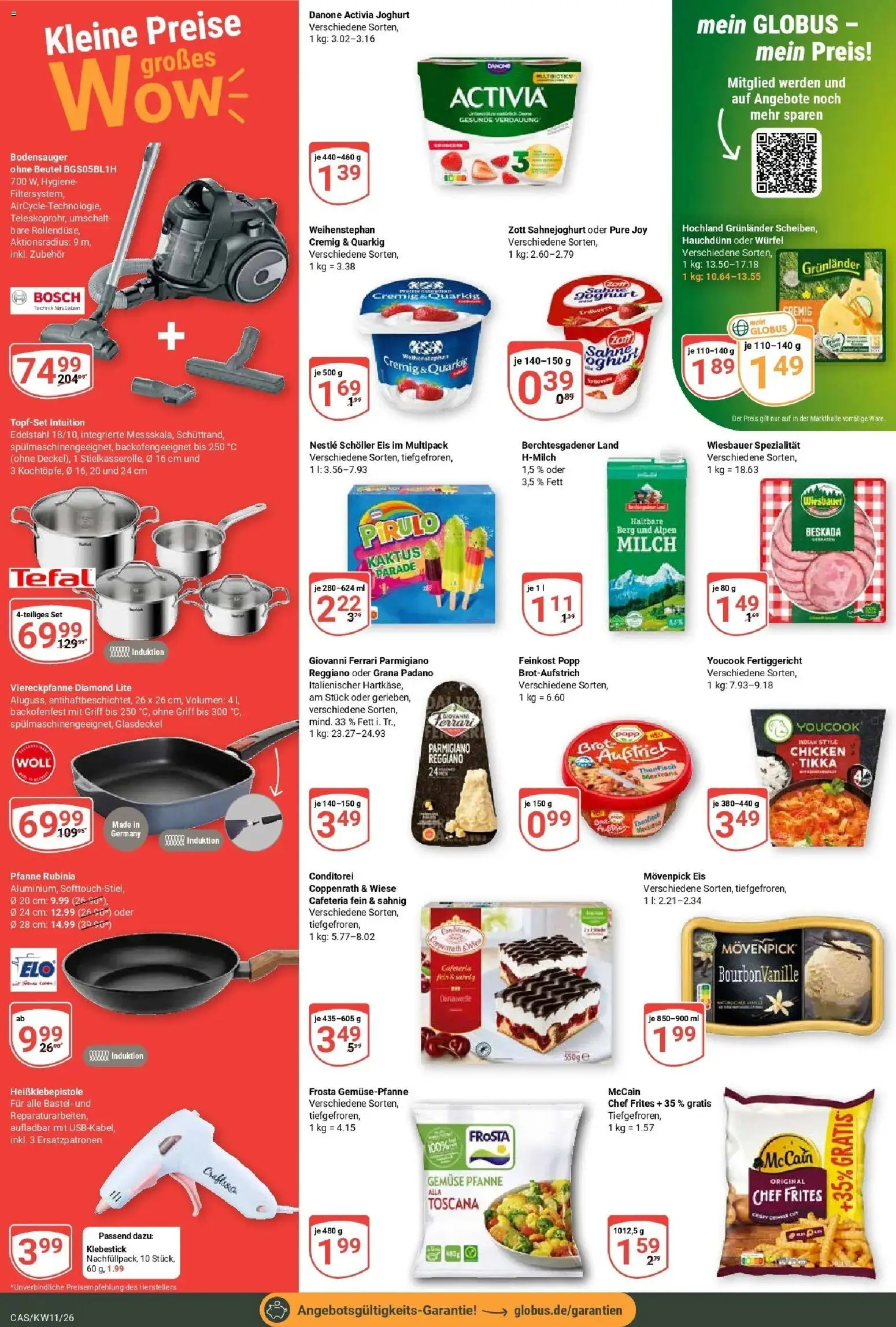 Globus prospekt Castrop-Rauxel	 – gültig ab 09.03.2026 | Seite: 2 | Produkte: Youcook, Joghurt, McCain, Grunlander