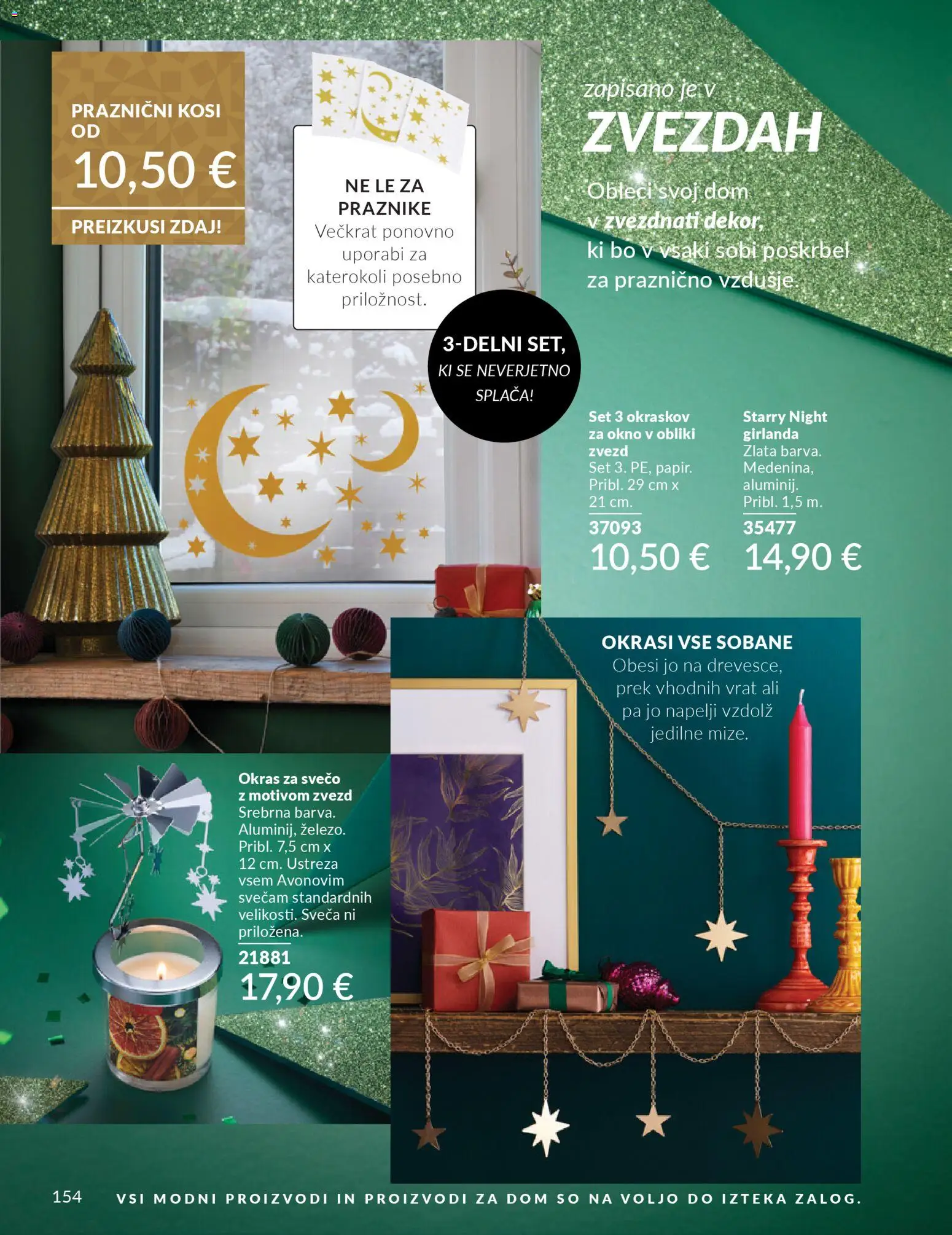 Novi Avon katalog ponudbe – veljaven od 01.10.2025 | Stran: 154 | Izdelki: Sveča, Okno