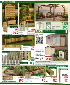 Anteprima del volantino La Prealpina volantino valido a partire dal 13.03.2026 | Pagina: 3 | Prodotti: Casette da Giardino, Pergola, Recinzione, Fioriera