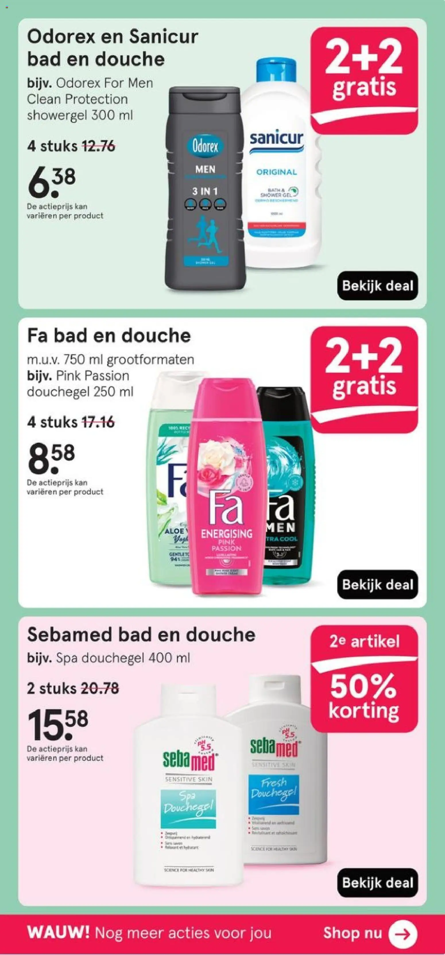 {H1} | Pagina: 21 | Producten: Kan, Bad, Douche, Douchegel