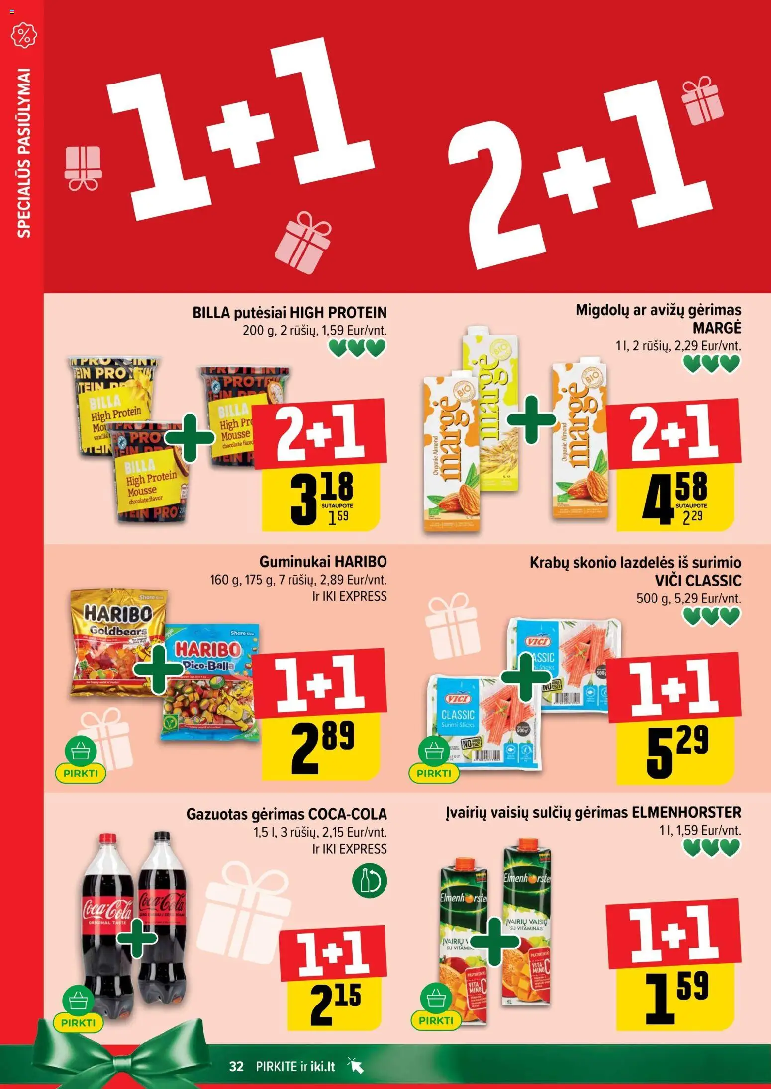 IKI akcijos nuo 27.10.2025 | Puslapis: 32 | Prekių: Guminukai