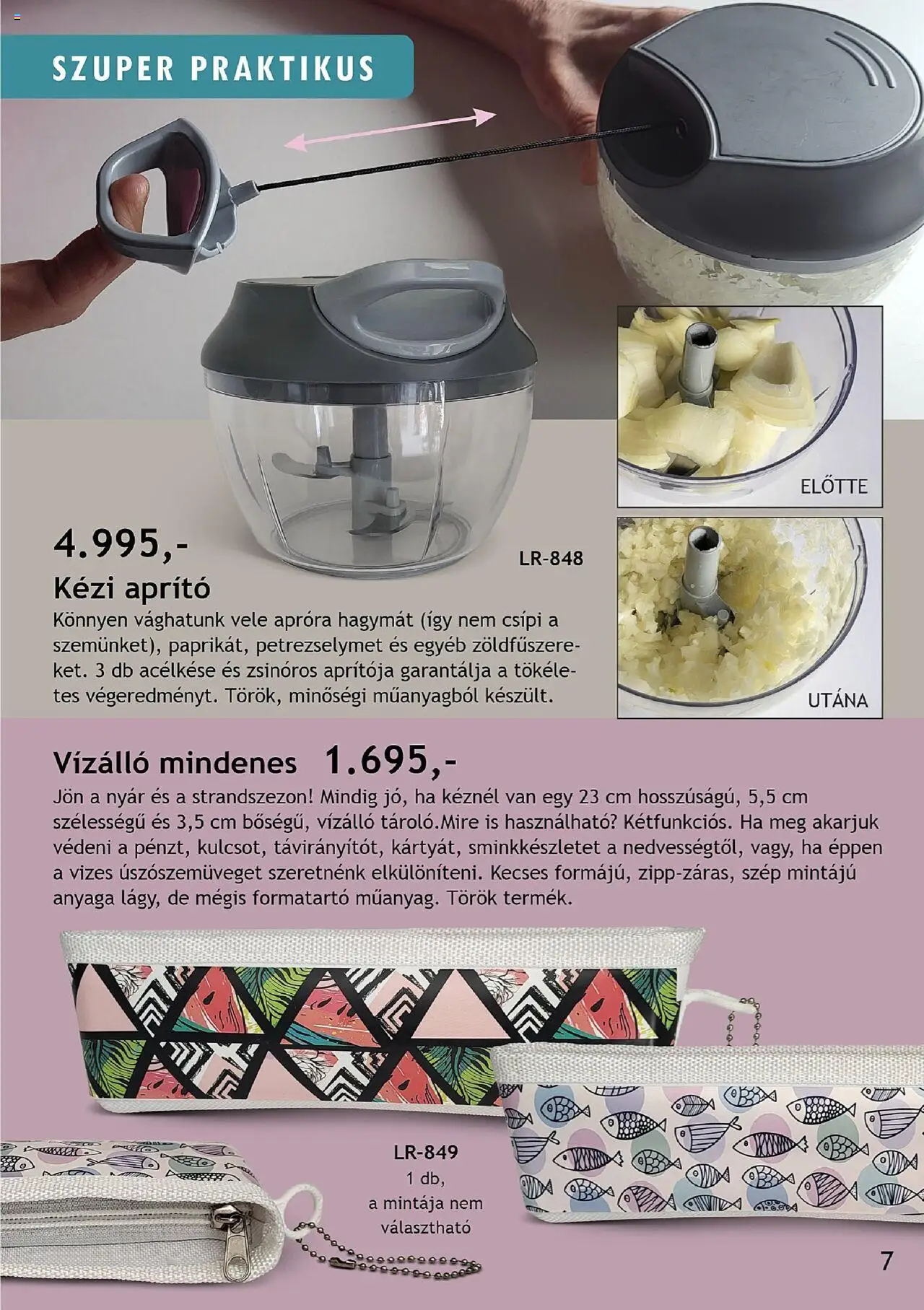 Betly akciós ujság - amely érvényes a következő dátumtól: 10.05.2025 | Oldal: 7 | Termékek: Aprító