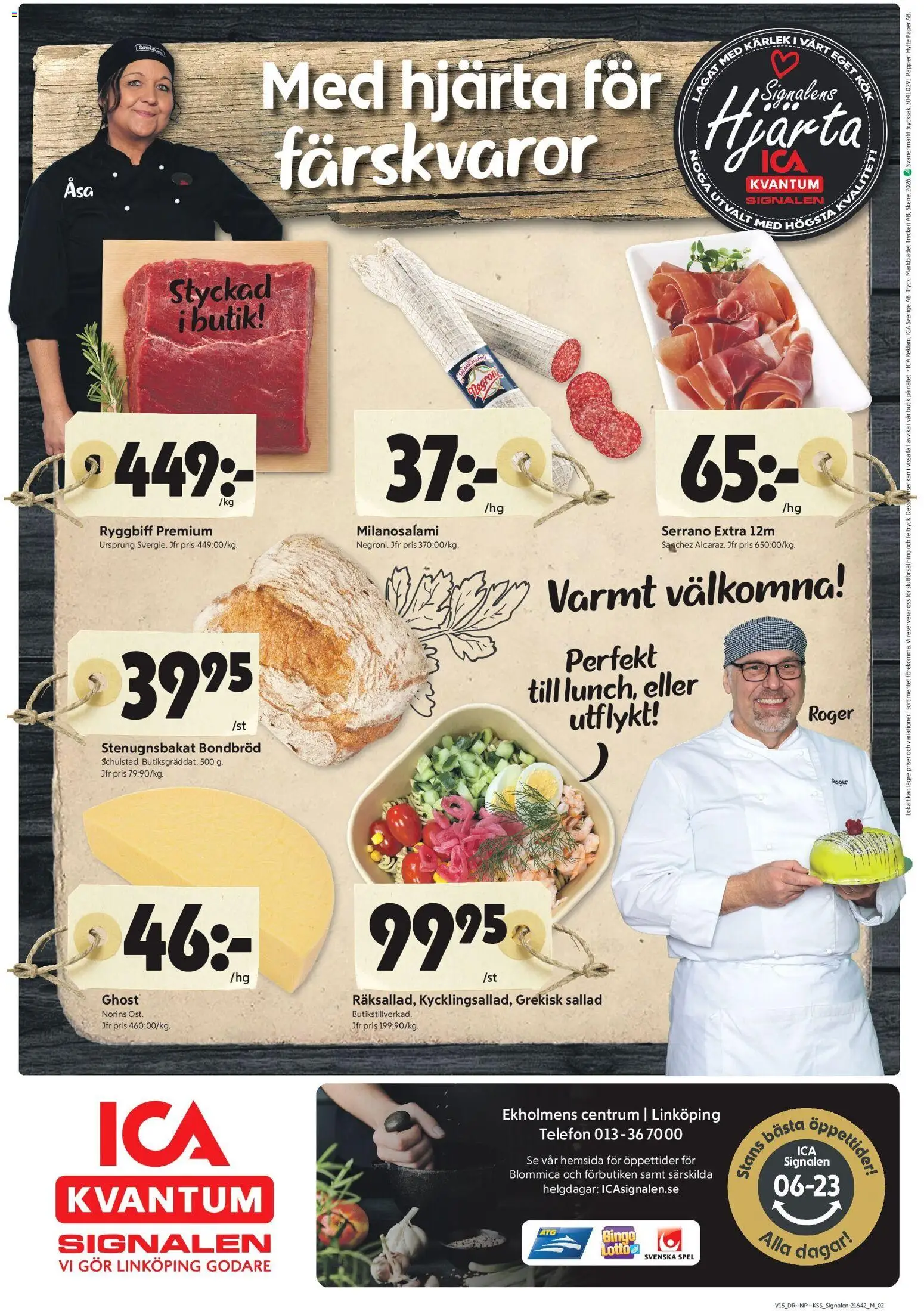 ICA Kvantum reklamblad aktuell från 06.04.2026 | Sida: 6 | Produkter: Papper, Sallad, Telefon, Spel