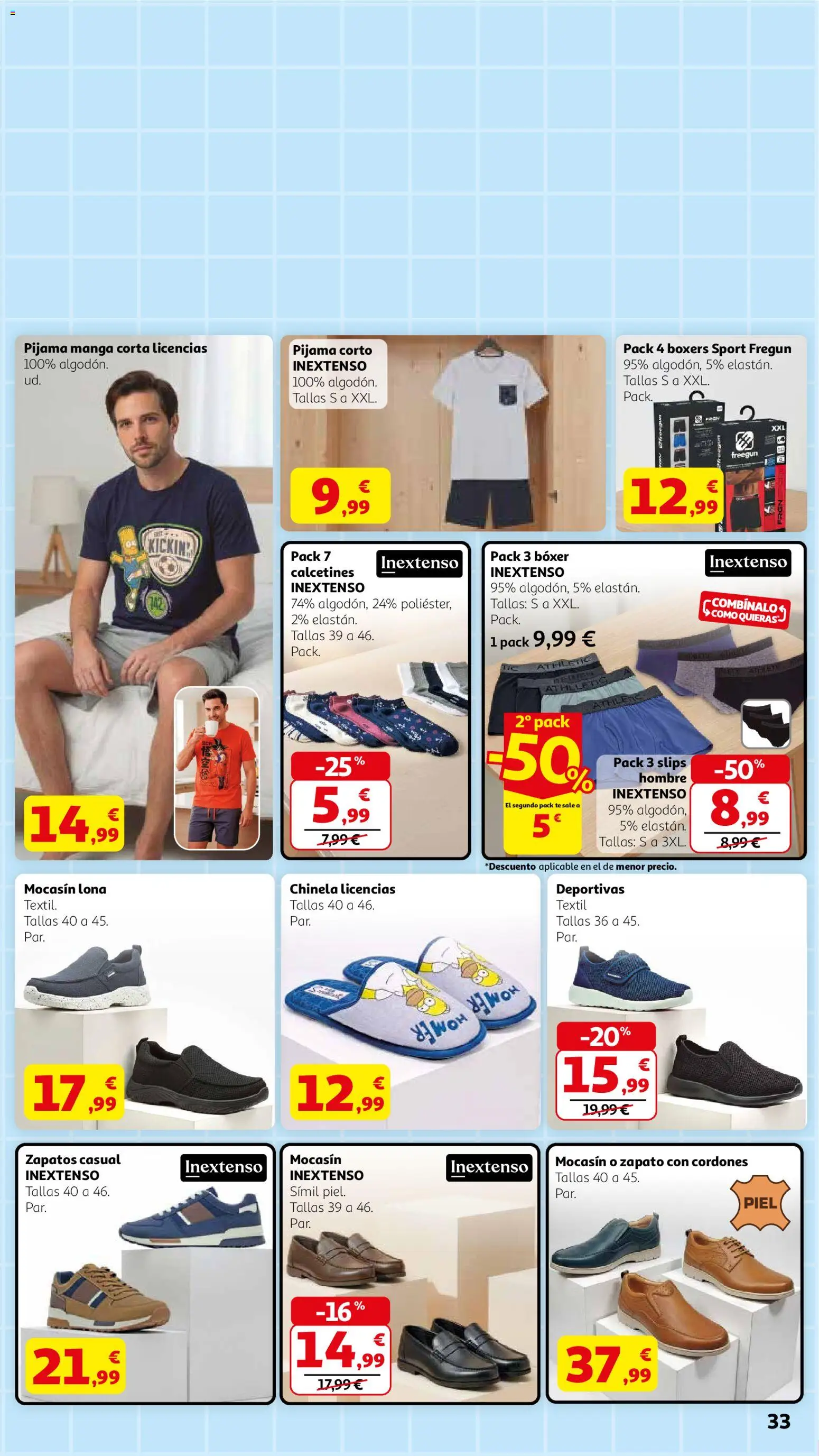 Alcampo - Dia del Padre │ válido desde el 04.03.2026 | Página: 33 | Productos: Pijama, Boxers, Té