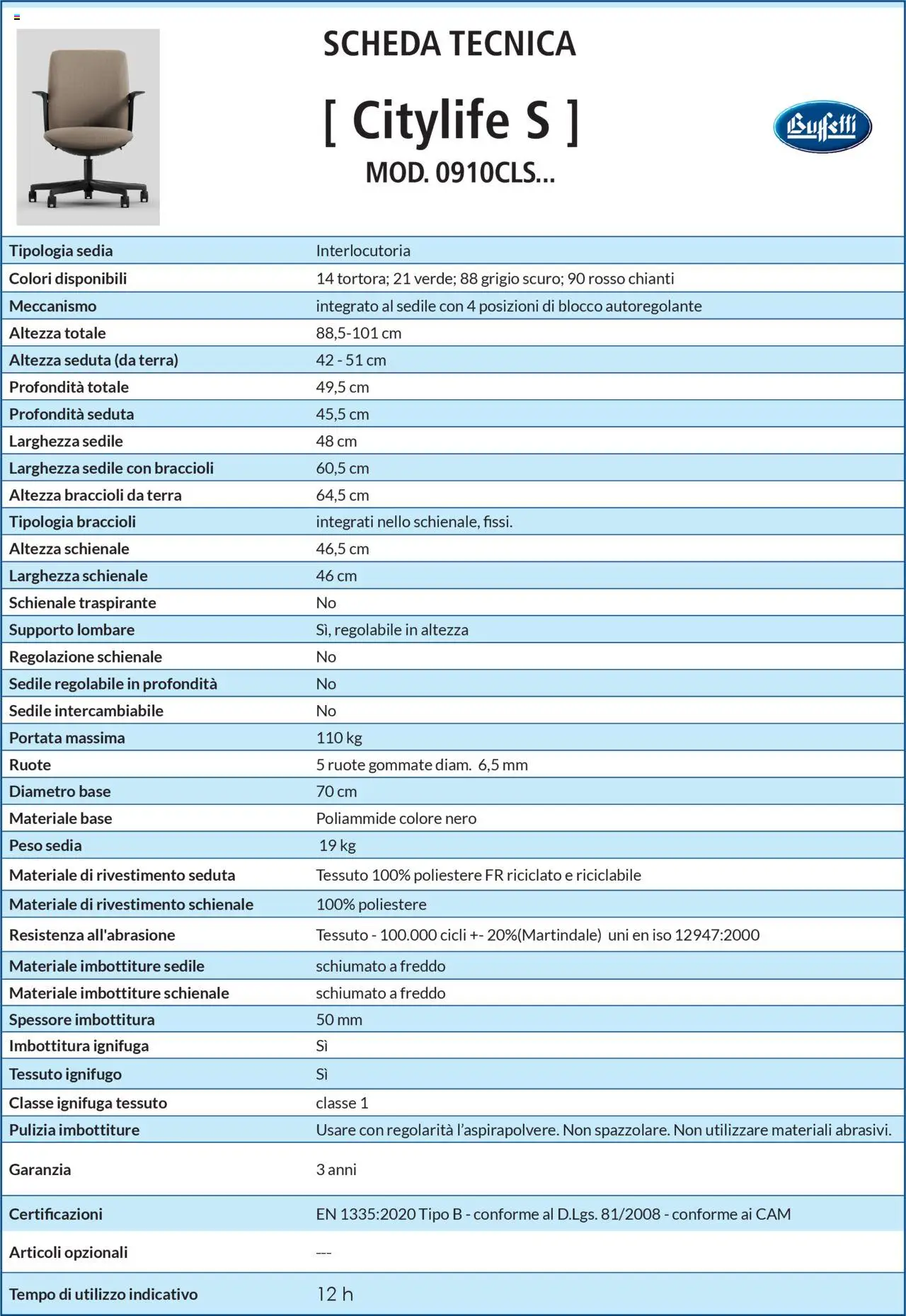 Volantino Buffetti del 28.06.2025 | Pagina: 8 | Prodotti: Braccioli, Sedia, Terra