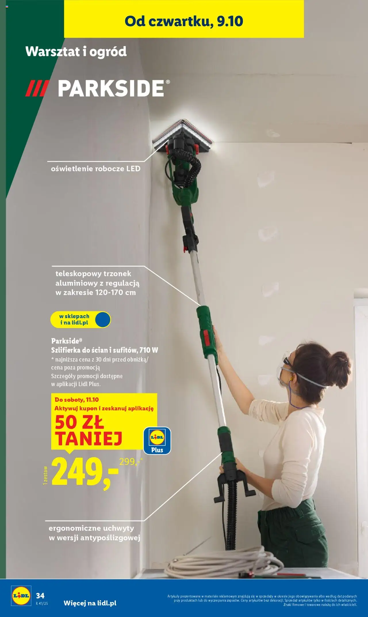 Lidl Katalog od 06.10.2025 | Strona: 38 | Produkty: Szlifierka