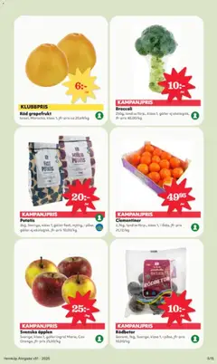 Röd grapefrukt, Israel, Marocko, klass 1, jfr-pris ca 20,69/kg - Förhandsvisning av reklamblad från butik Hemköp aktuell från 15.12.2025 | Sida: 5