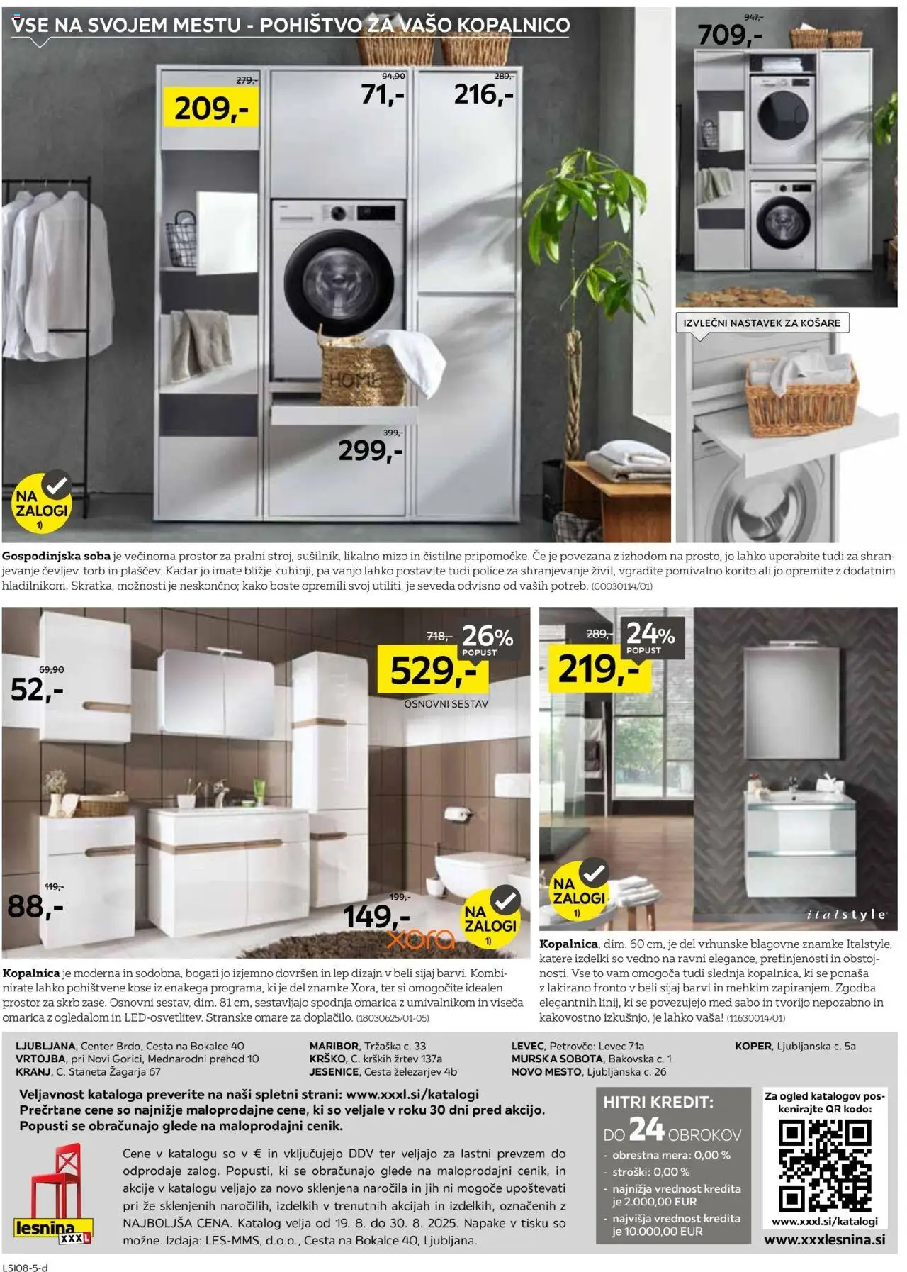 XXXL Lesnina katalog popolna kuhinja │ velja od 19.08.2025 | Stran: 12 | Izdelki: Pohištvo, Pomivalno korito, Omarica