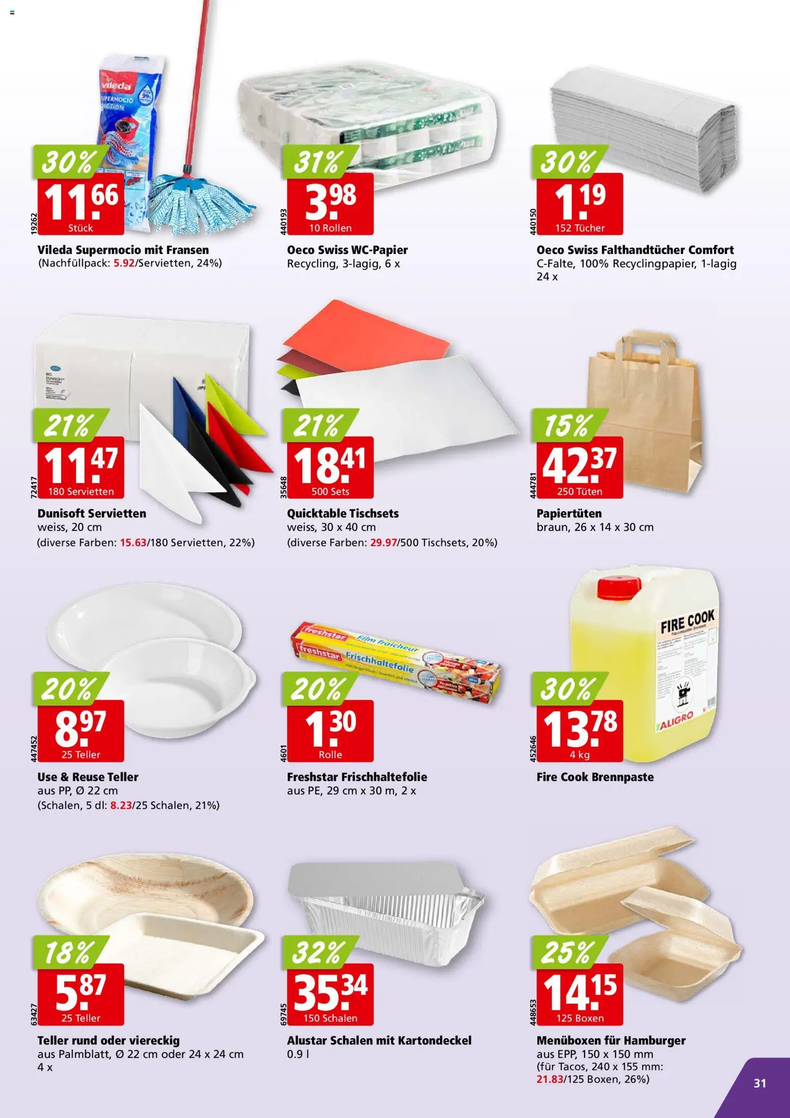 Aligro aktionen Chavannes, Matran, Genf, Sitten – gültig ab 30.03.2026 | Seite: 31