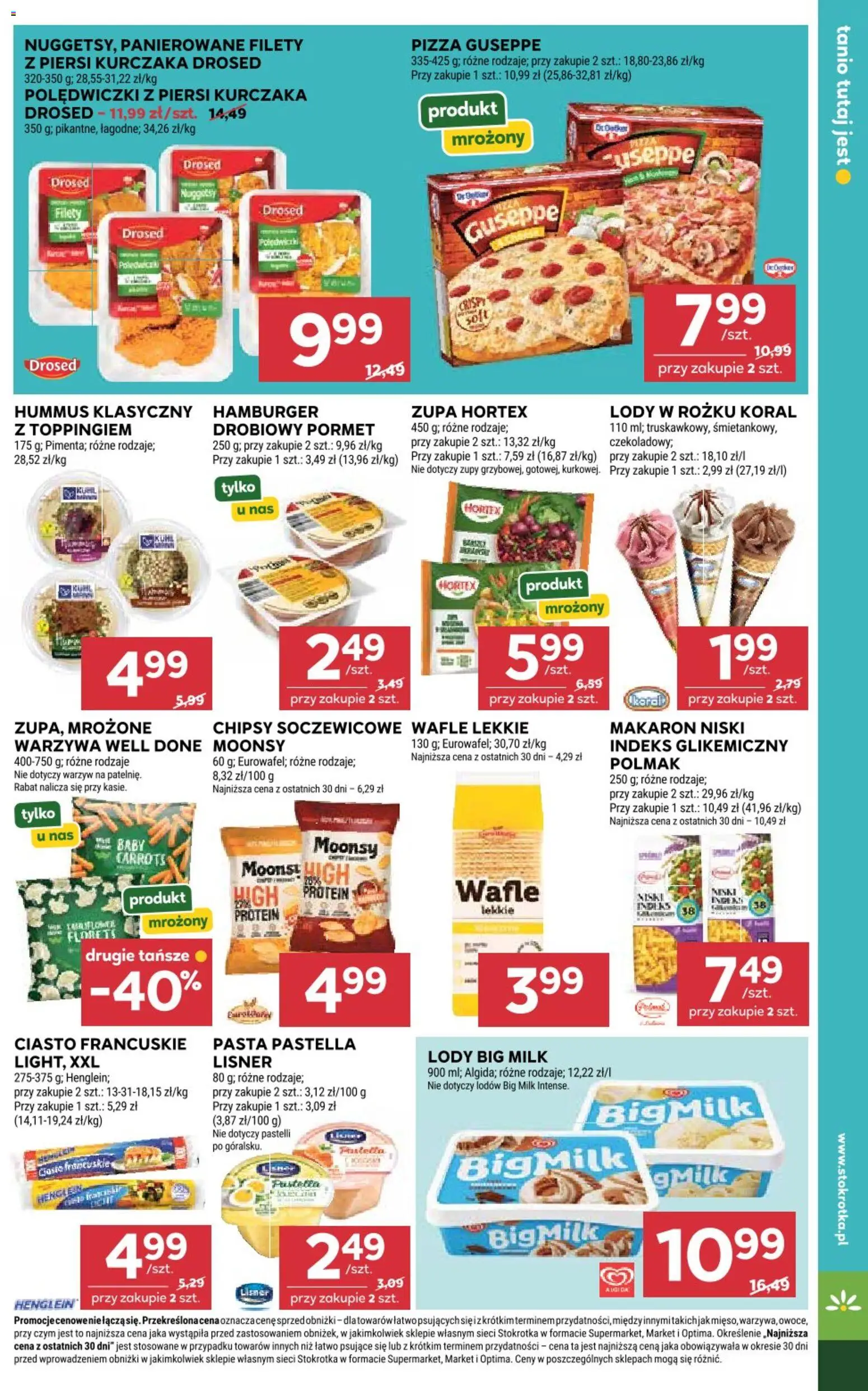 Stokrotka gazetka od 29.04.2026 | Strona: 27 | Produkty: Piersi, Ciasto francuskie, Ciasto, Lody