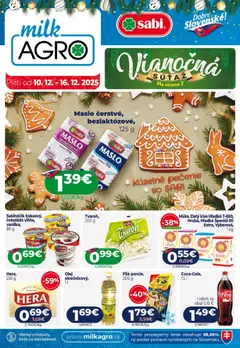 Milk Agro leták platný od 10.12.2025