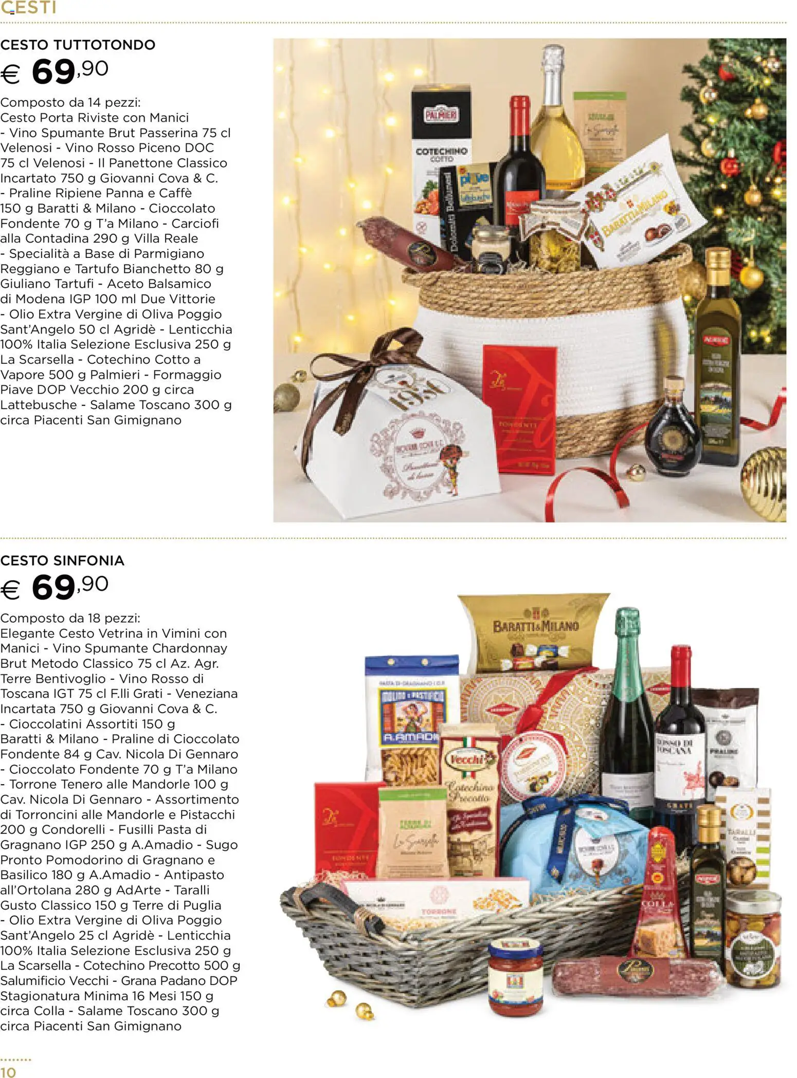 Volantino Esselunga S del 13.11.2025 | Pagina: 10 | Prodotti: Salame, Olio, Panettone, Parmigiano