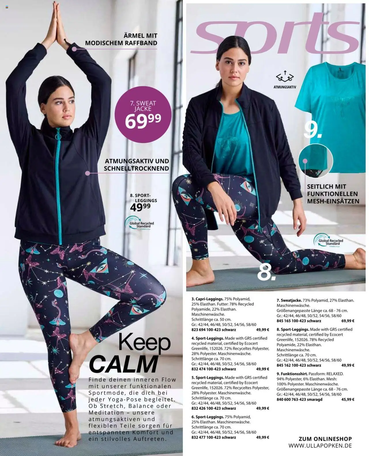 Ulla Popken Prospekt 	 – gültig ab 01.10.2025 | Seite: 163 | Produkte: Jacke, Leggings