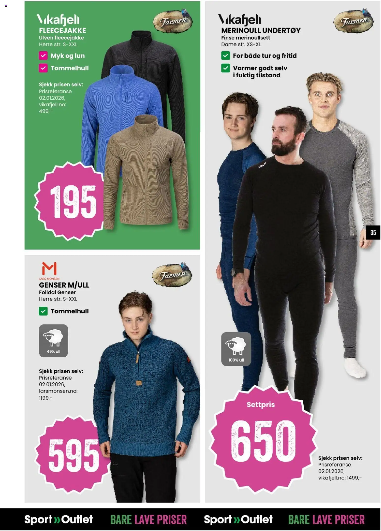 {H1} | Side: 35 | Produkter: Genser, Undertøy