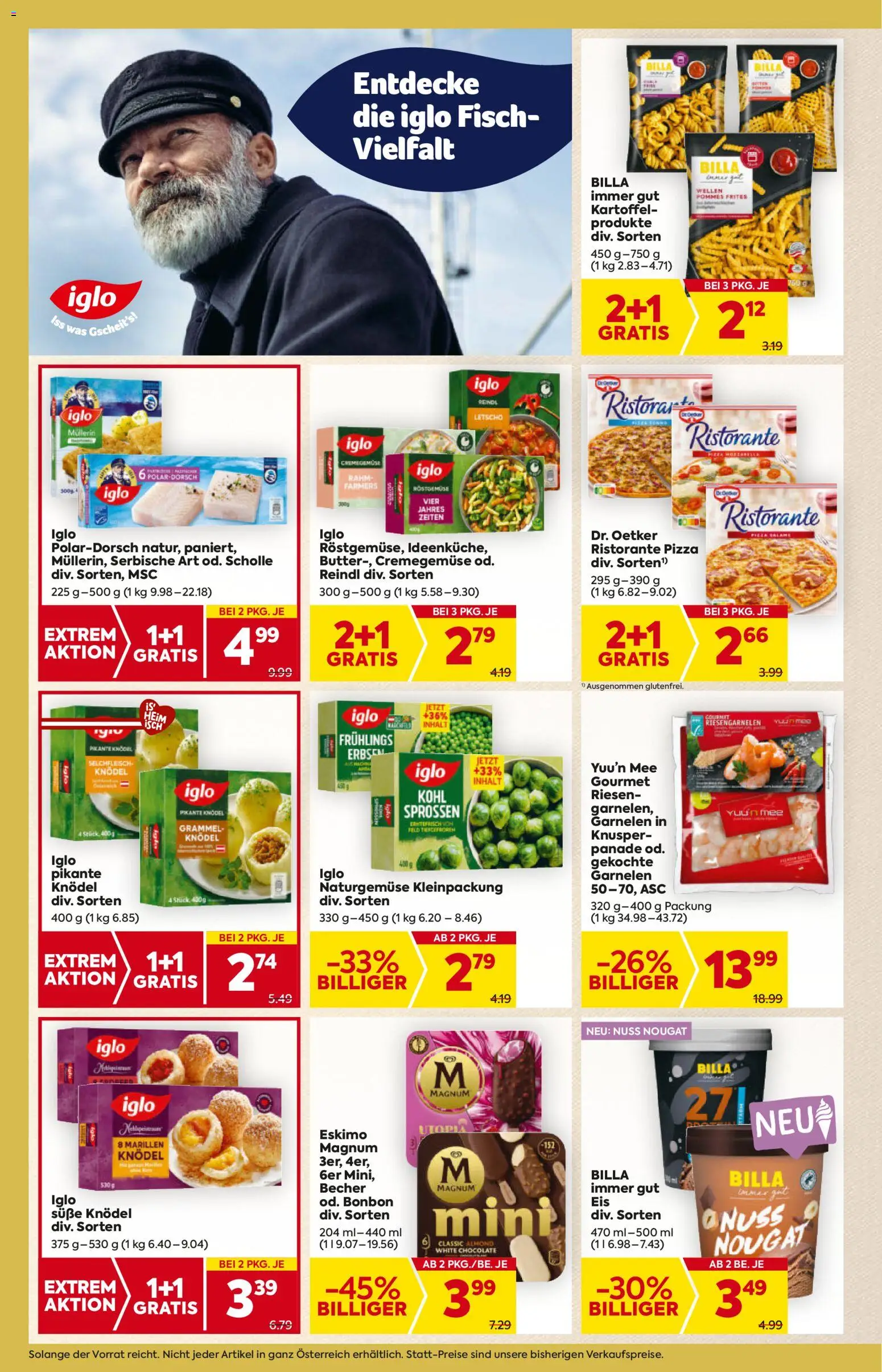 Billa Flugblatt - Kärnten gültig ab 13.11.2025 | Seite: 16 | Produkte: Pizza, Fisch