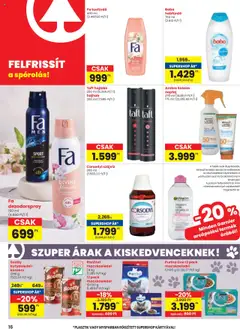 Spar akciós ujság - amely érvényes a következő dátumtól: 14.08.2025 | Oldal: 16