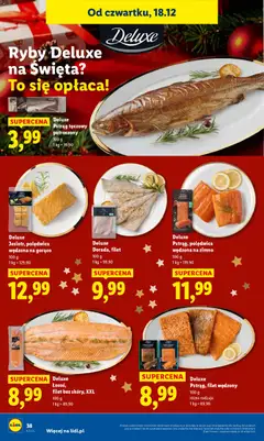Pogląd oferty "Lidl Gazetka" - ważna od 18.12.2025 | Strona: 40 | Produkty: Pstrąg tęczowy, Pstrąg, Ryby