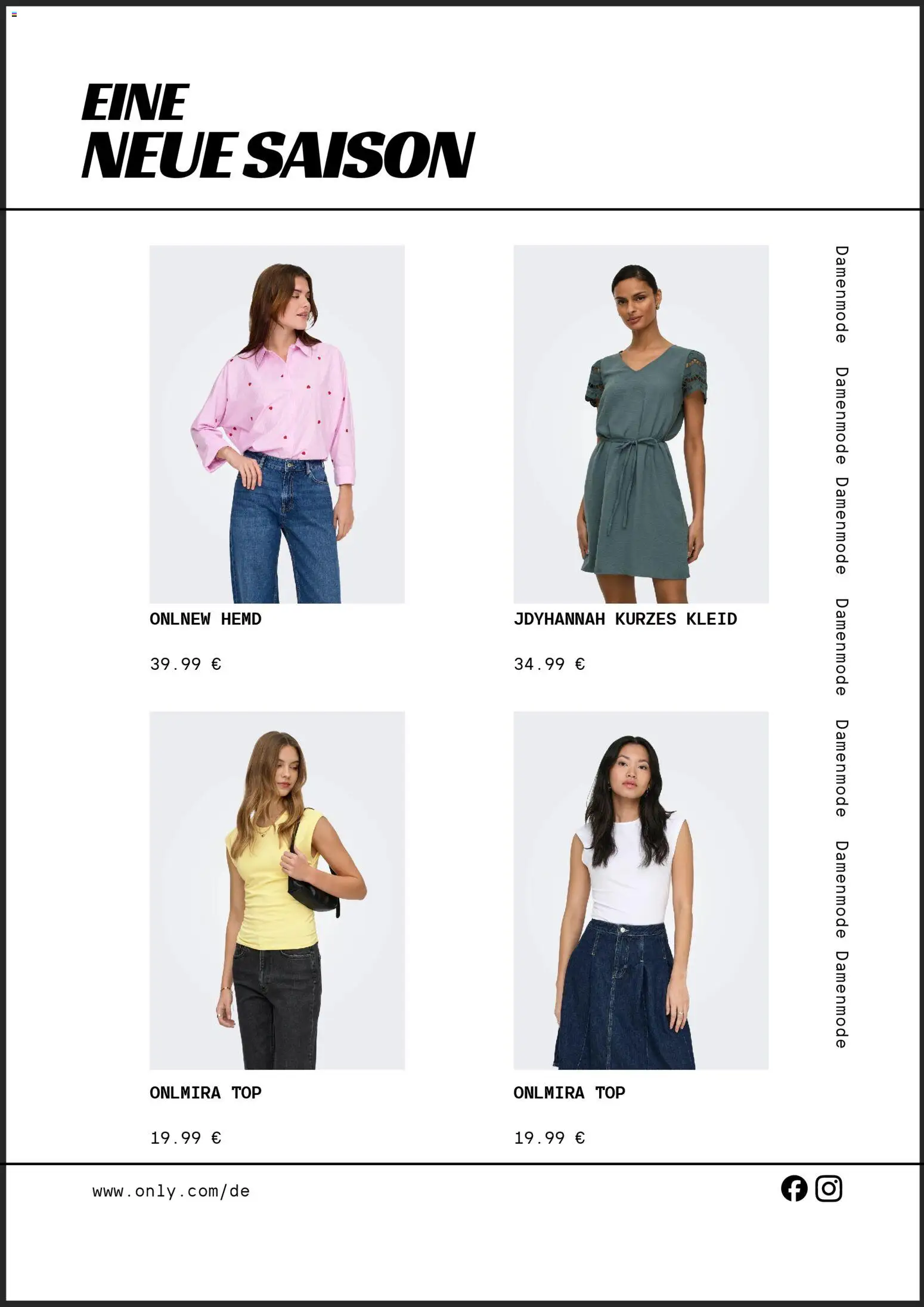 ONLY Prospekt 	 – gültig ab 20.03.2026 | Seite: 2 | Produkte: Top, Hemd, Kleid