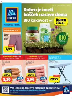 Katalog Hofer - Pregled kataloga iz trgovine Hofer SI, vrijedi od 24.07.2025