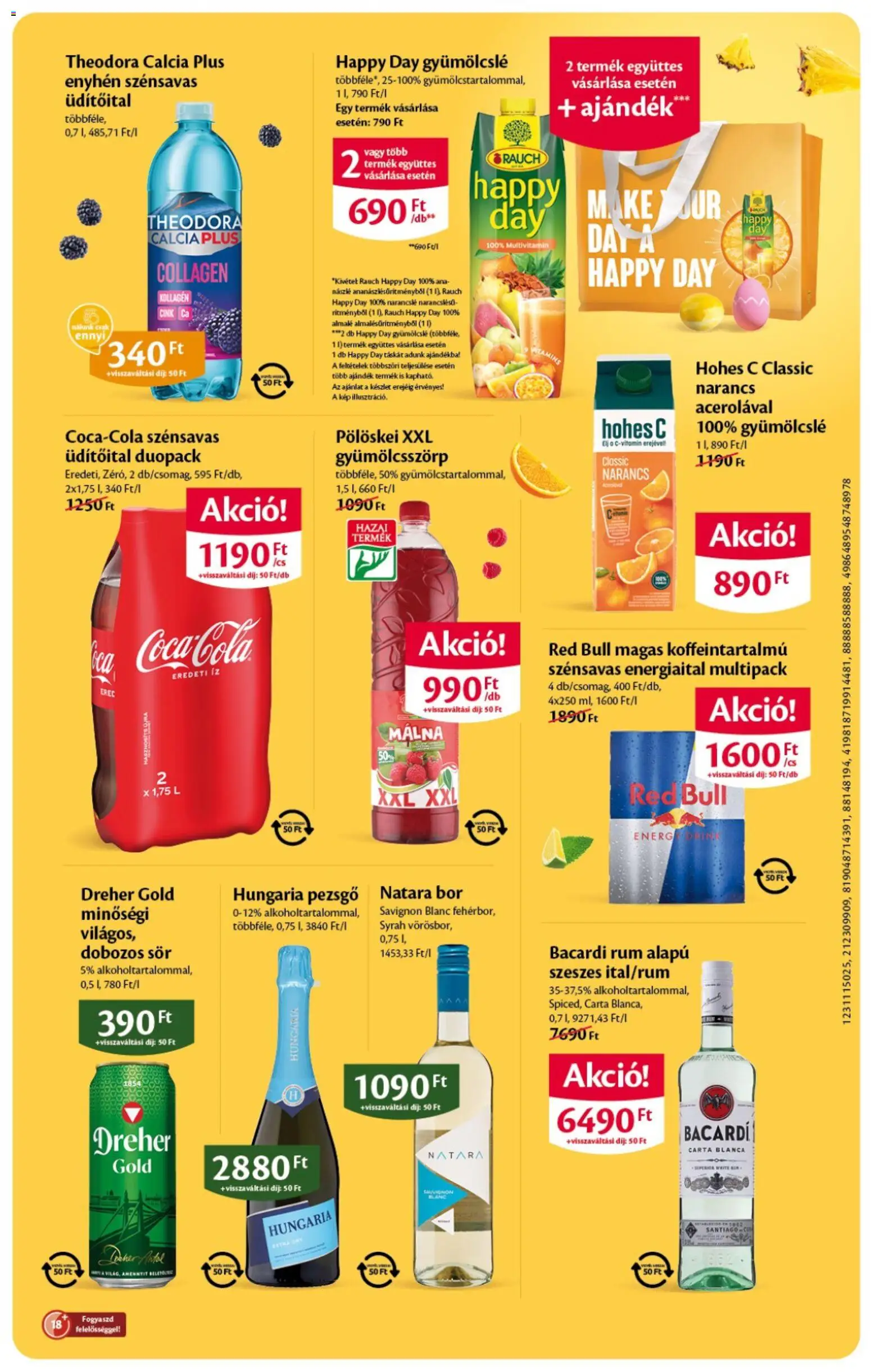 EcoFamily akciós ujság - amely érvényes a következő dátumtól: 26.03.2026 | Oldal: 5 | Termékek: Hohes c, Kollagén, Sör, Almalé
