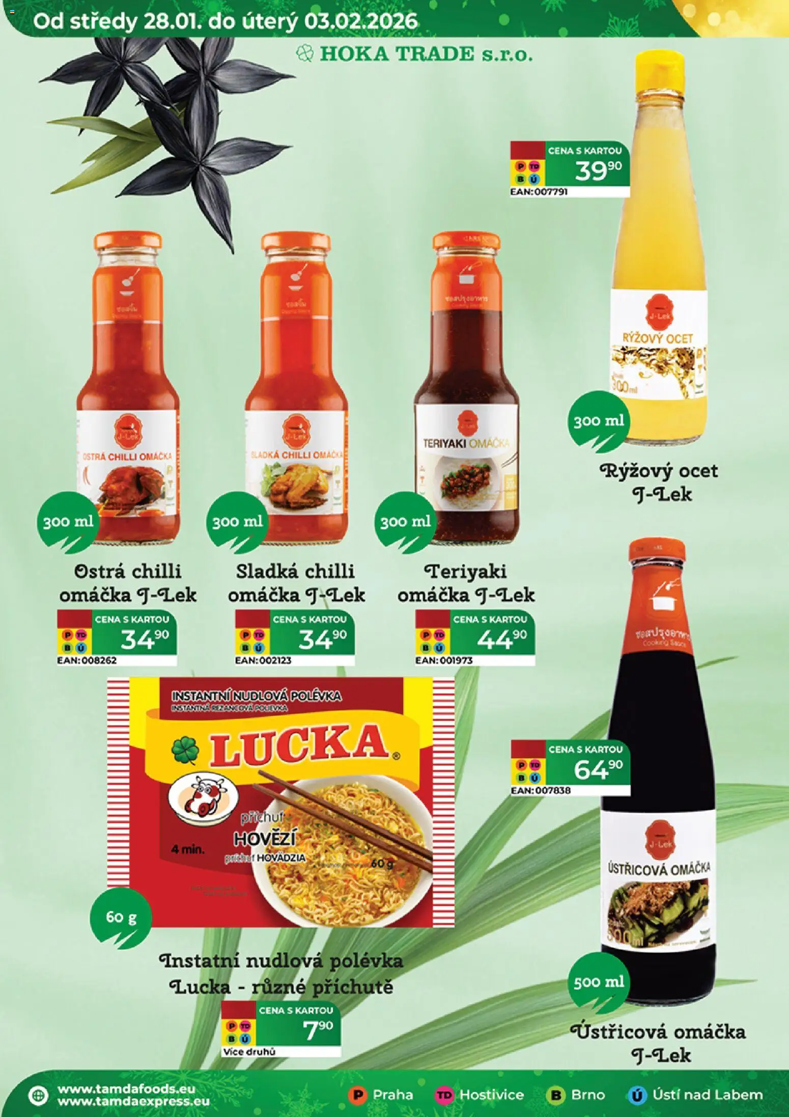 Tamda Foods leták od 28.01.2026 | Strana: 46 | Produkty: Hovězí, Ocet, Ústřicová omáčka, Teriyaki omáčka