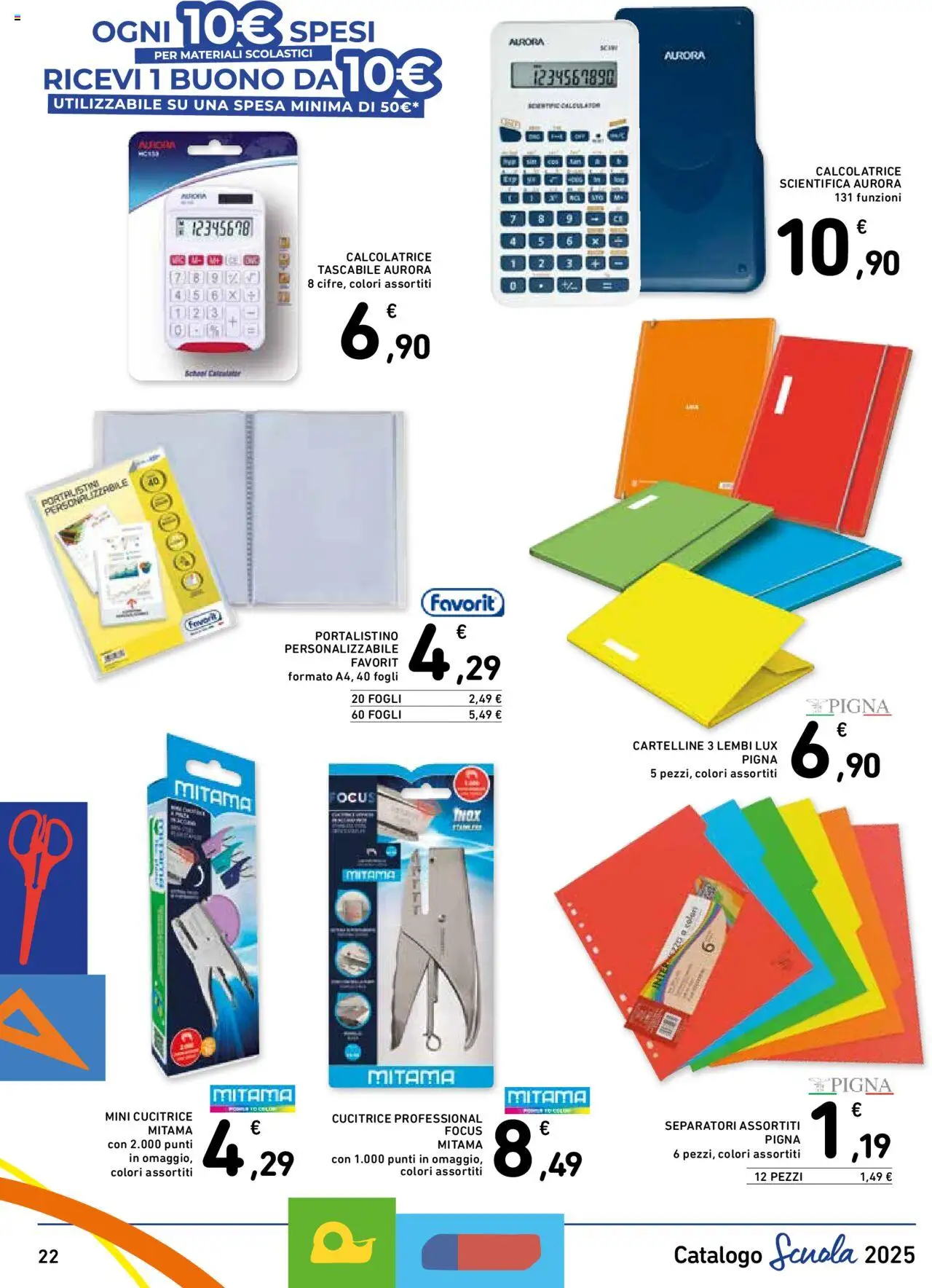 Volantino Spazio Conad del 22.08.2025 | Pagina: 22 | Prodotti: Calcolatrice
