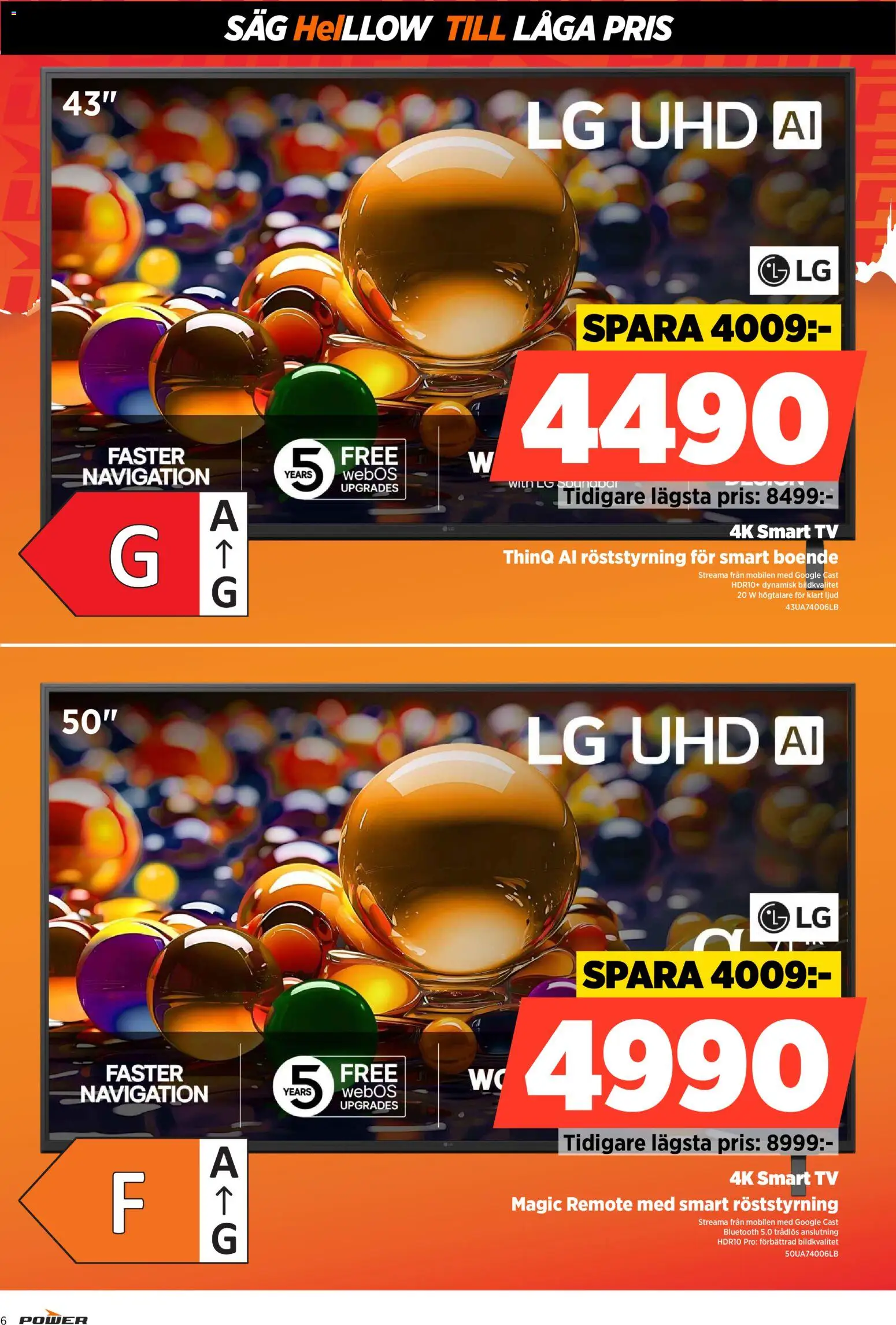 Power reklamblad aktuell från 08.12.2025 | Sida: 6