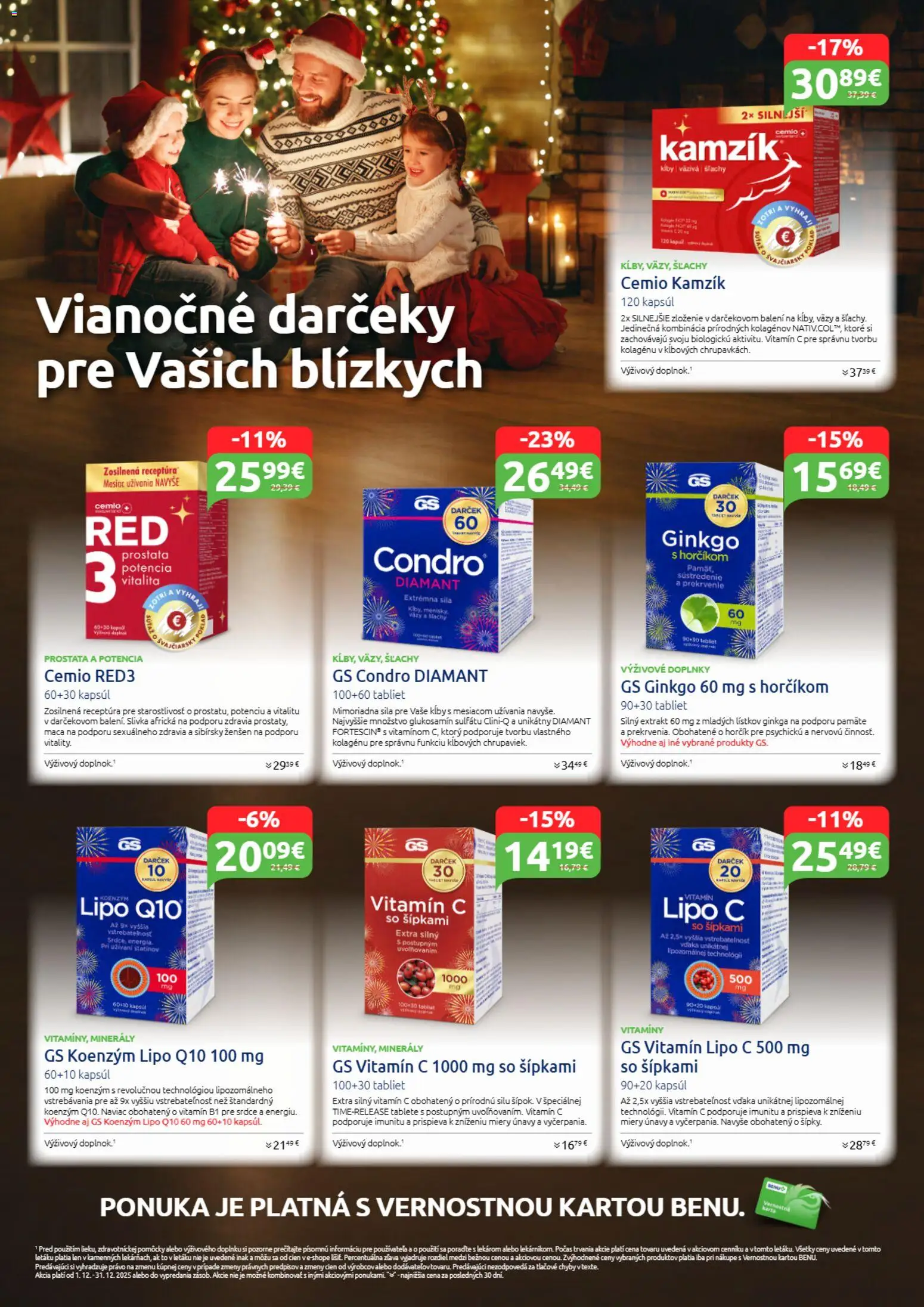 Nové BENU Lekáreň akcie – leták je platný od 01.12.2025 | Strana: 4