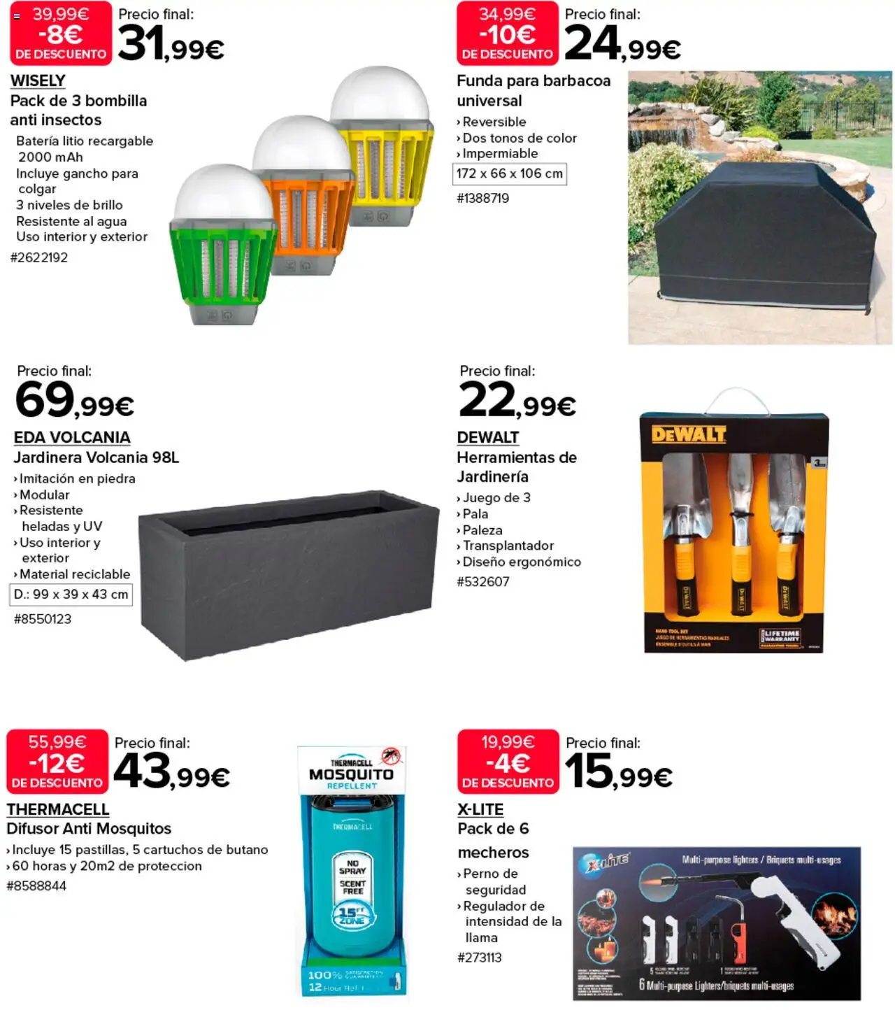 Costco catálogo │ válido desde el 04.06.2025 | Página: 6 | Productos: Funda, Bombilla, Barbacoa, Batería