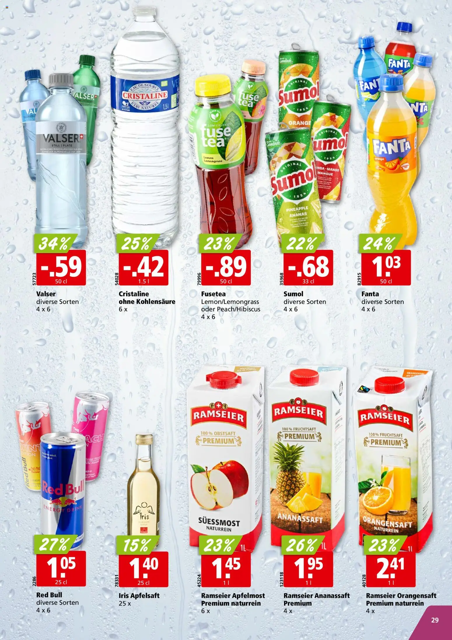 Aligro Aktionen – gültig ab 10.11.2025 | Seite: 29 | Produkte: Red bull, Fanta, Orangensaft, Mango